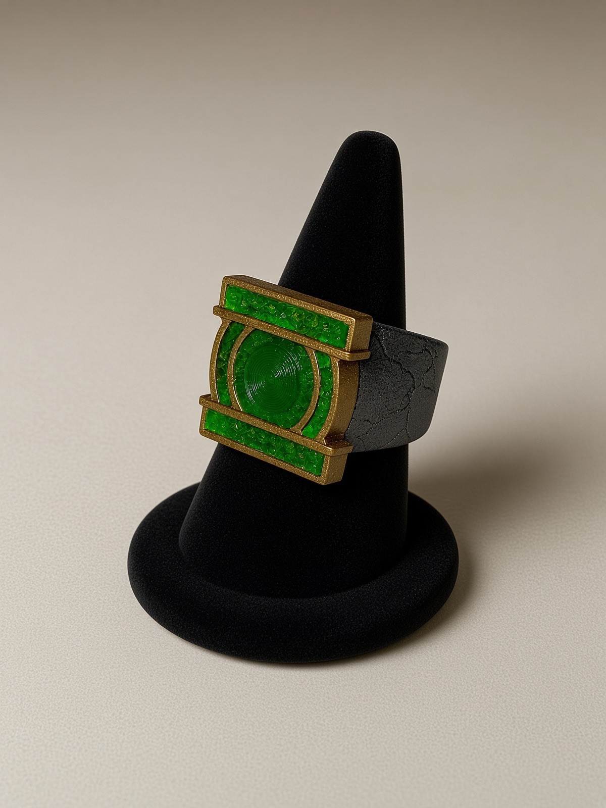 John Stewart Green Lantern Cosplay Ring 2026 Resin Printed SIZES 8 - 16