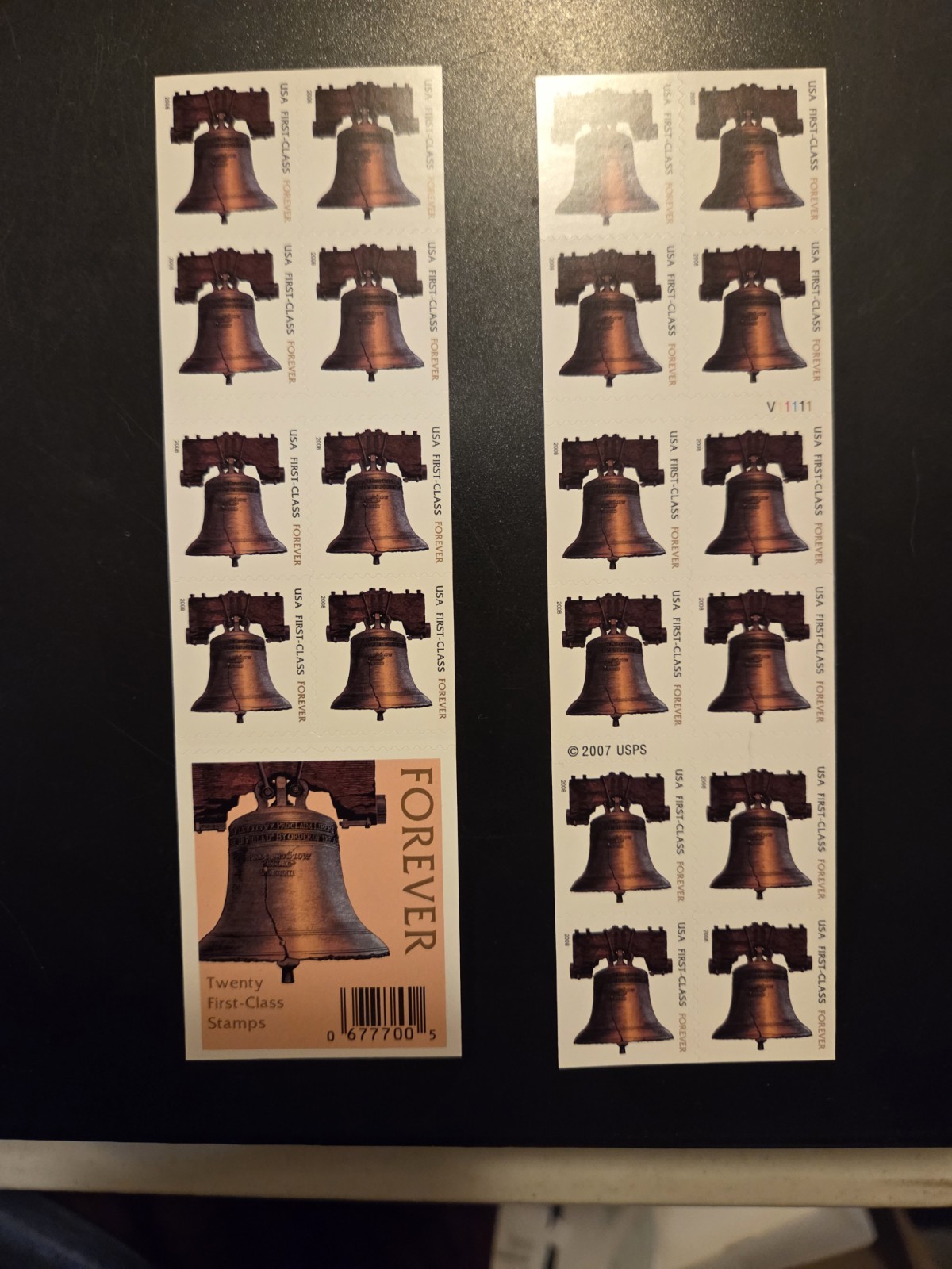 Phil A. Telist's Liberty Bell Stamps. 40 Stamps. .