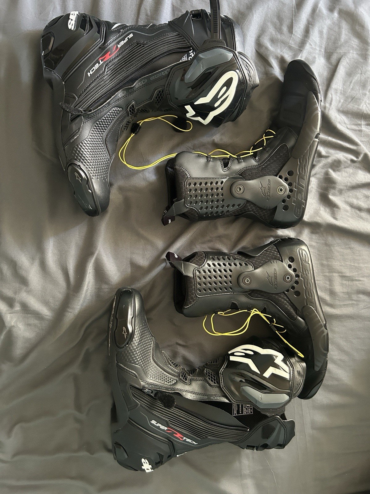 New/Used Once, Alpinestars Supertech R, Size 45 EU, 10.5US