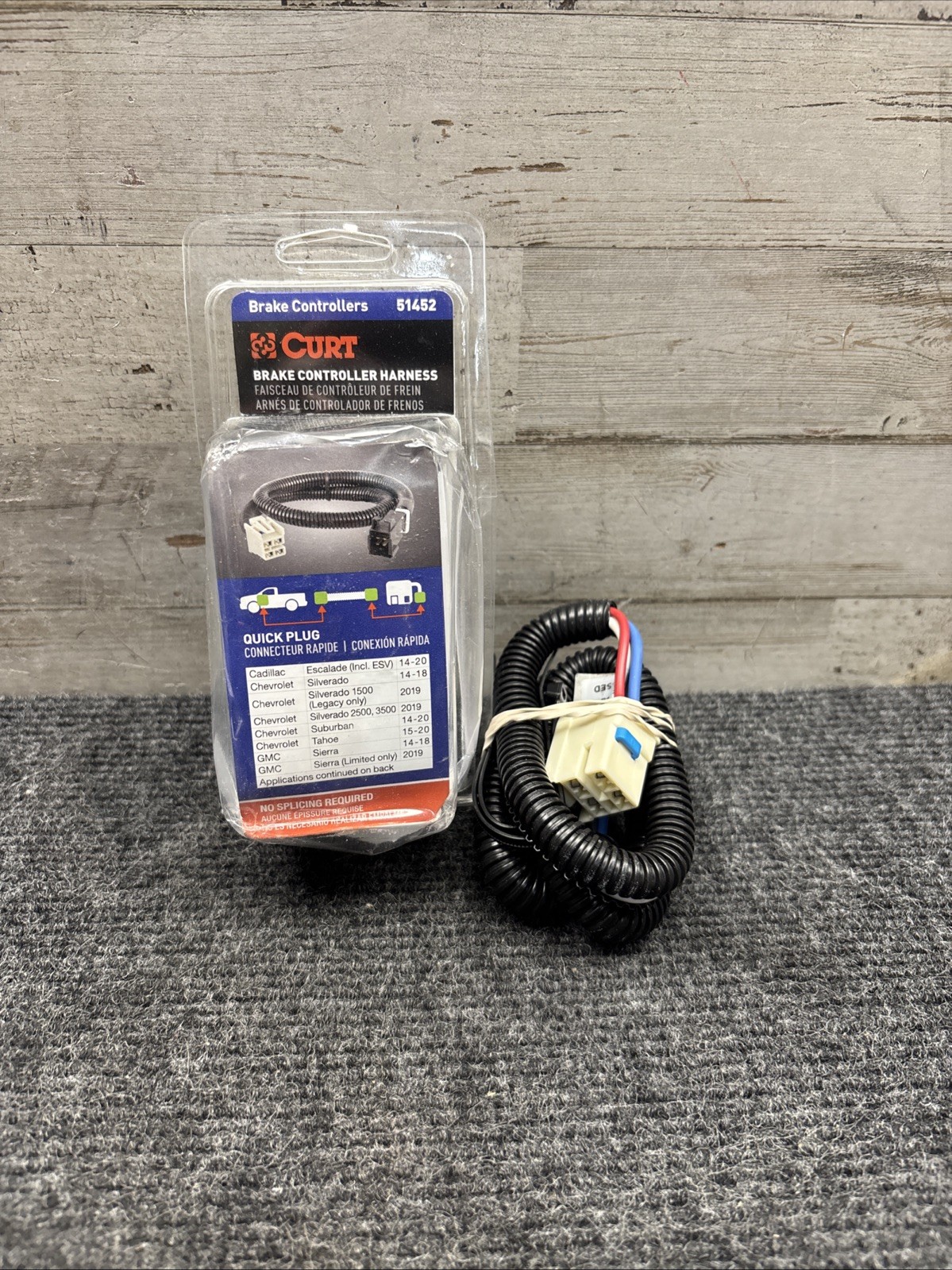 Genuine Curt Trailer Brake Controller Harness, Select Gm\'s 51452 Genuine Curt Trailer Brake Controller Harness, Select Gm\'s 51452