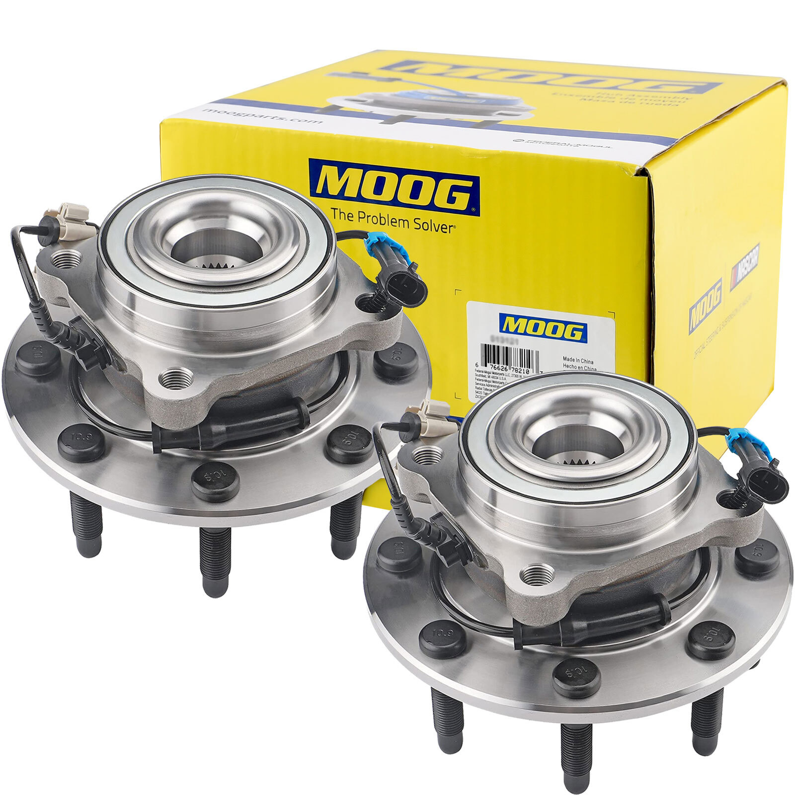 MOOG Front Wheel Bearing Hub 8Lug for Chevy Silverado 2500hd Sierra 3500 H2 2PCS