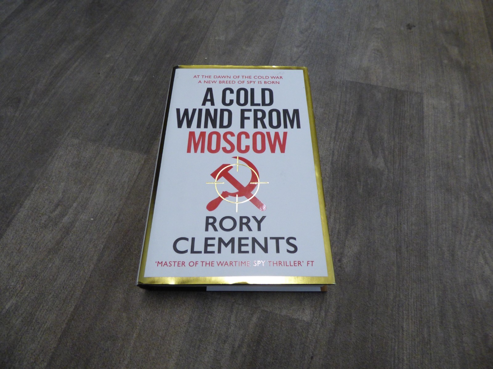 RORY CLEMENTS  HARDBACK BOOK A COLD WIND FROM MOSCOW FREE BOOK NUCLEUS