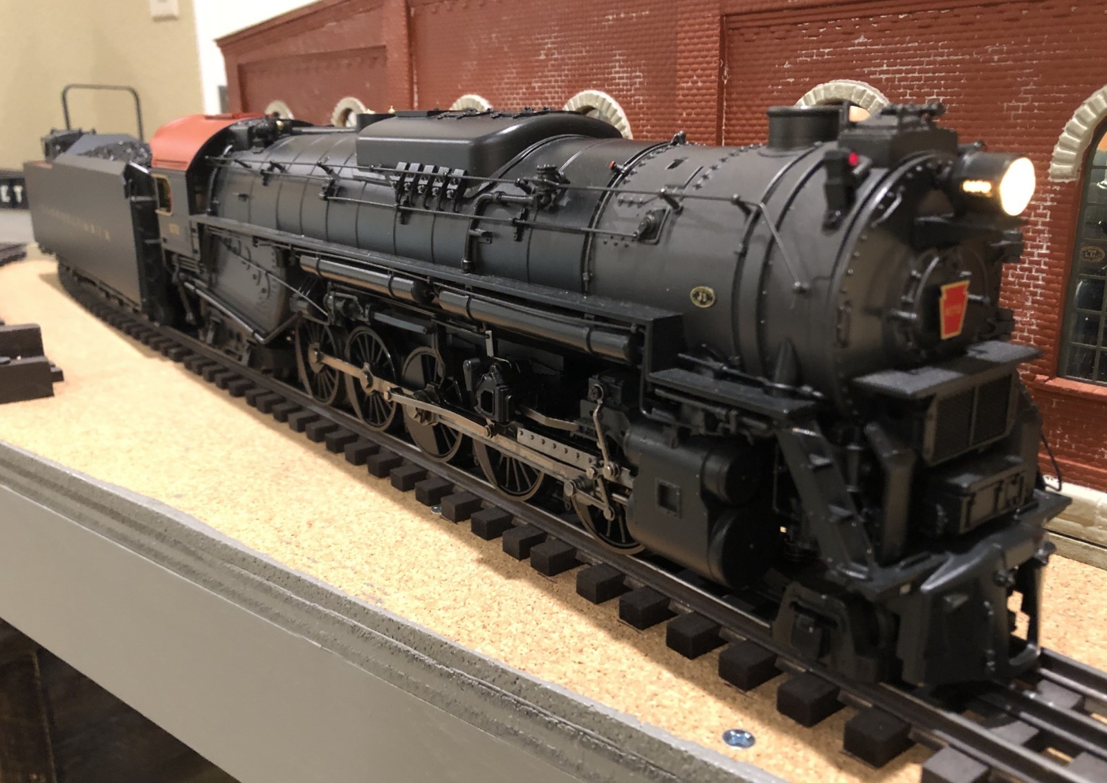 MTH PREMIER 20-3160-1 PRR J-1 2-10-4 STEAM LOCOMOTIVE AND TENDER, O-SCALE MTH PREMIER 20-3160-1 PRR J-1 2-10-4 STEAM LOCOMOTIVE AND TENDER, O-SCALE
