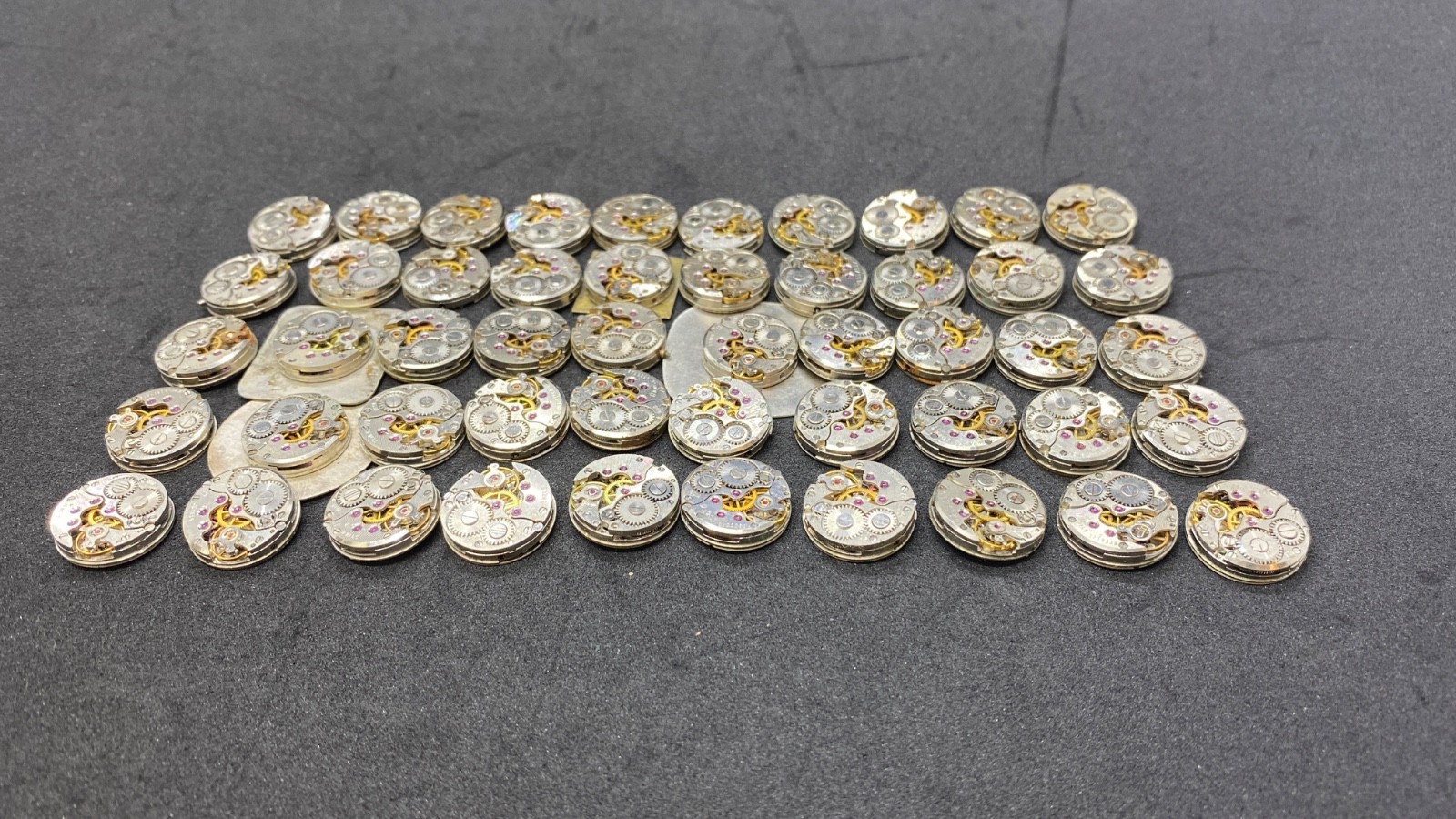 Lot of 50 pcs Movements Ladies Watch CIRCULAR Rectangle 16 mm Vintage Steampunk