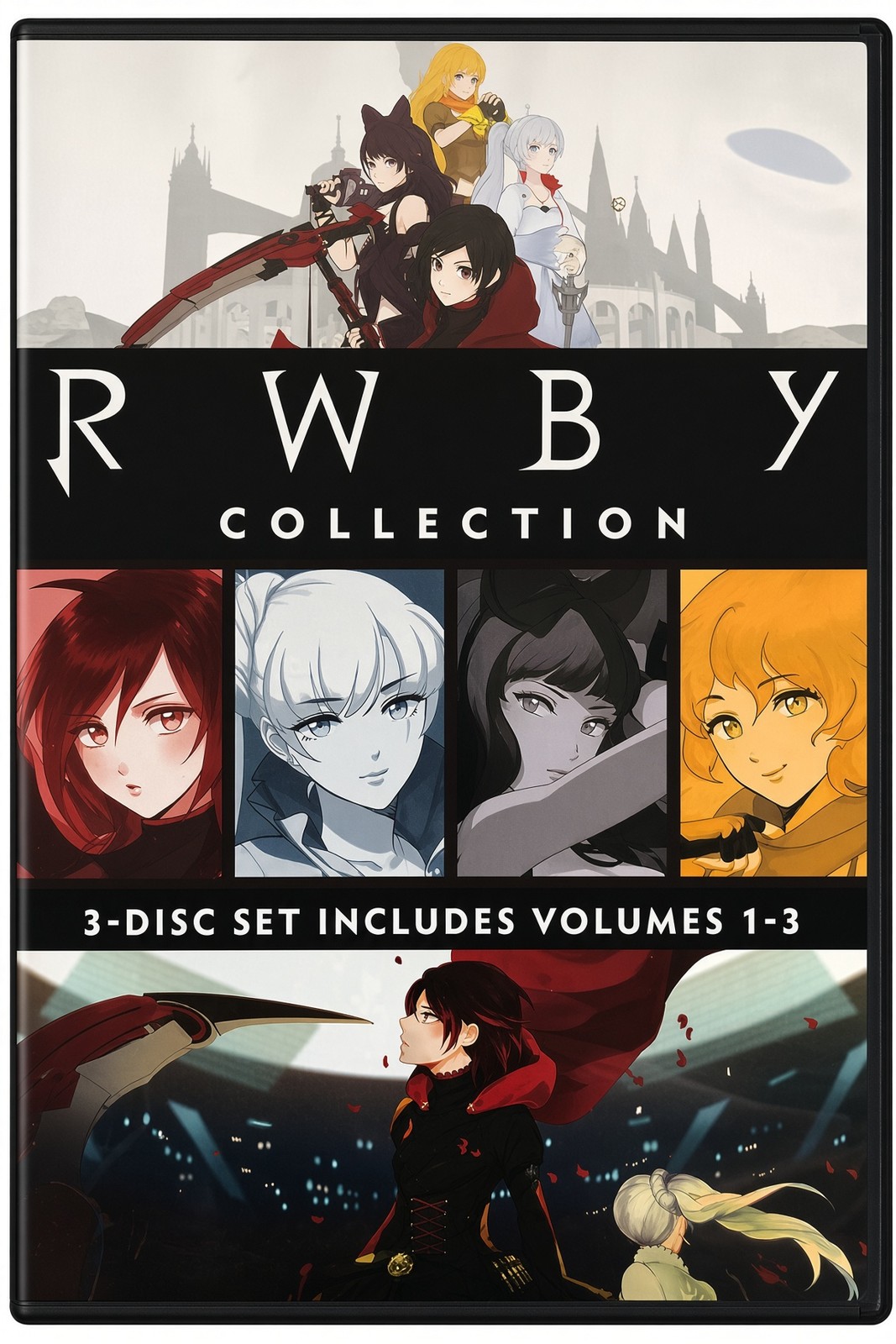 Rwby Collection Volumes 1,2 & 3 (DVD) Region 1/ANew Rwby Collection Volumes 1,2 & 3 (DVD) Region 1/ANew