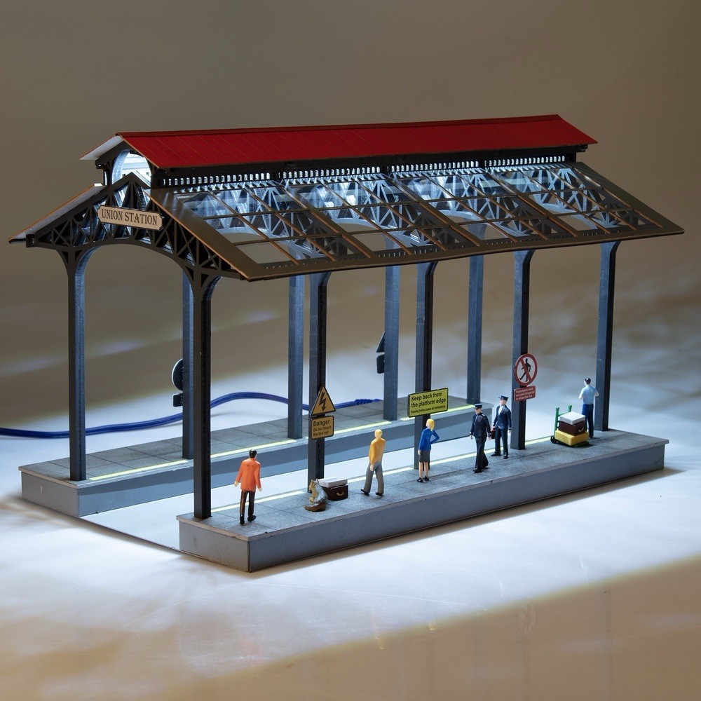 MENARDS UNION PASSENGER STATION O GAUGE O SCALE TRAIN CITY BUILDING ACCESSORY