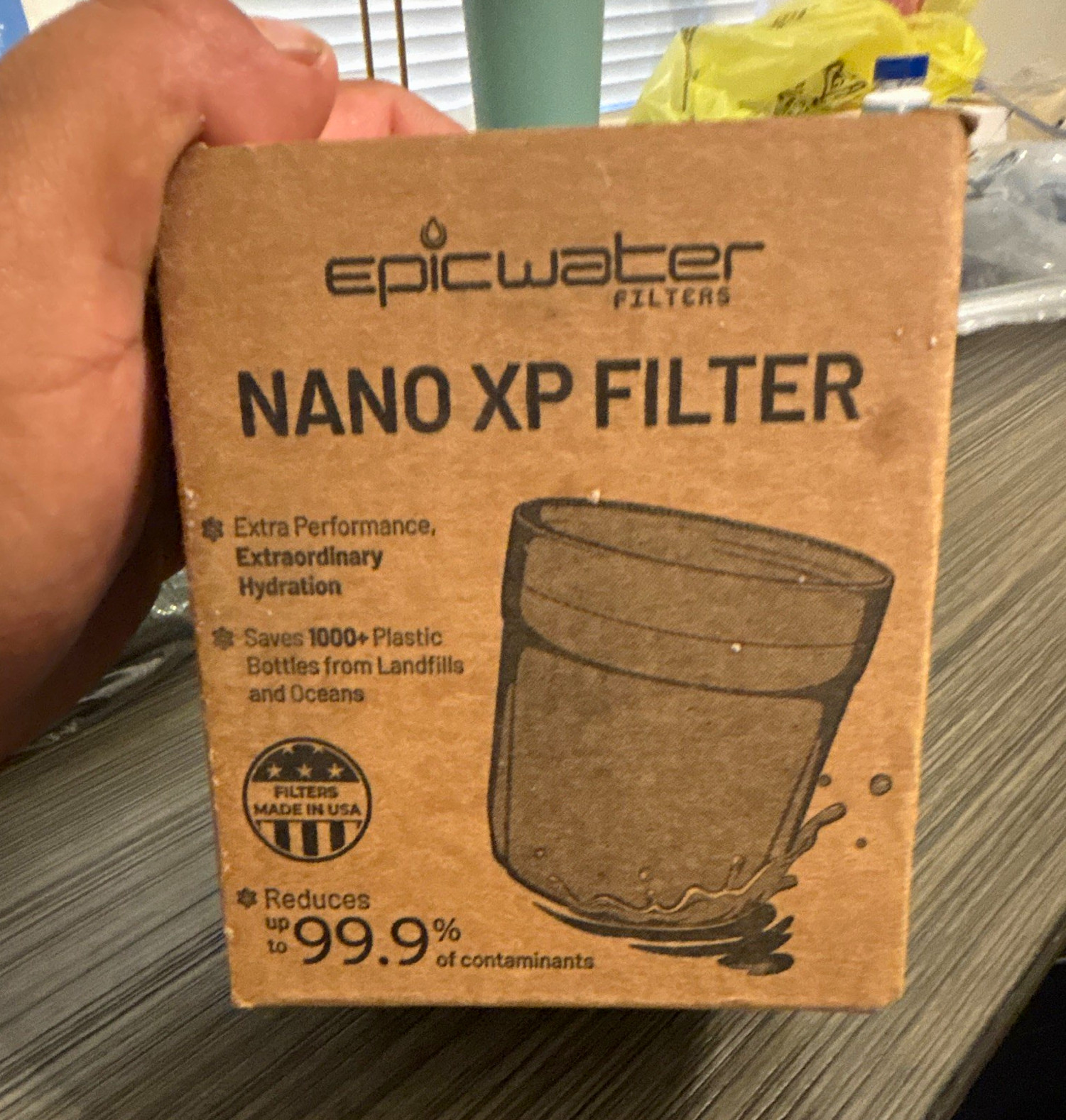 Epic Water Filters Nano XP Cartridge for Nano Pitcher Nanofiltration 150 gal