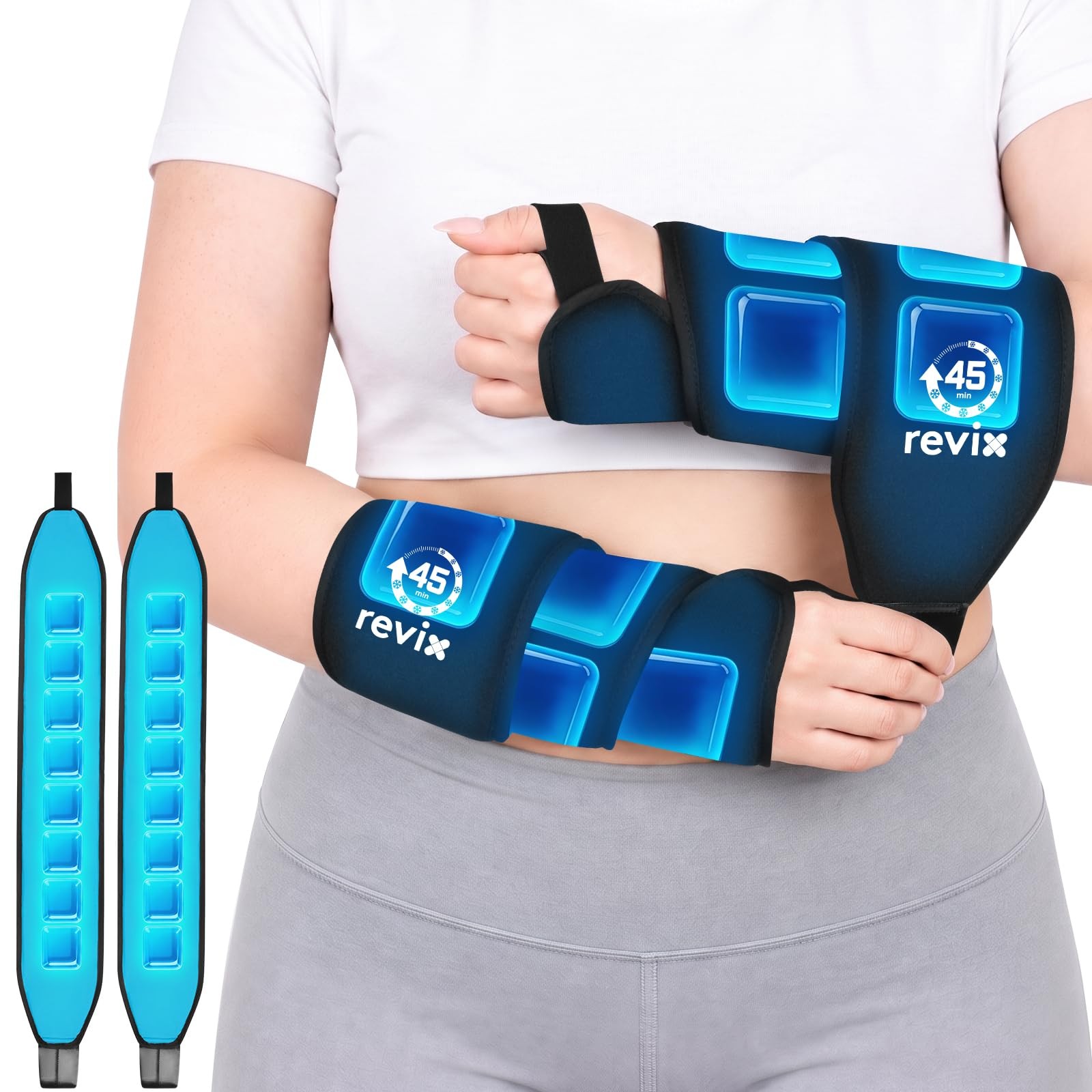 REVIX 2 pk Wrist Ice Pack 45-Min REVIX 2 pk Wrist Ice Pack 45-Min