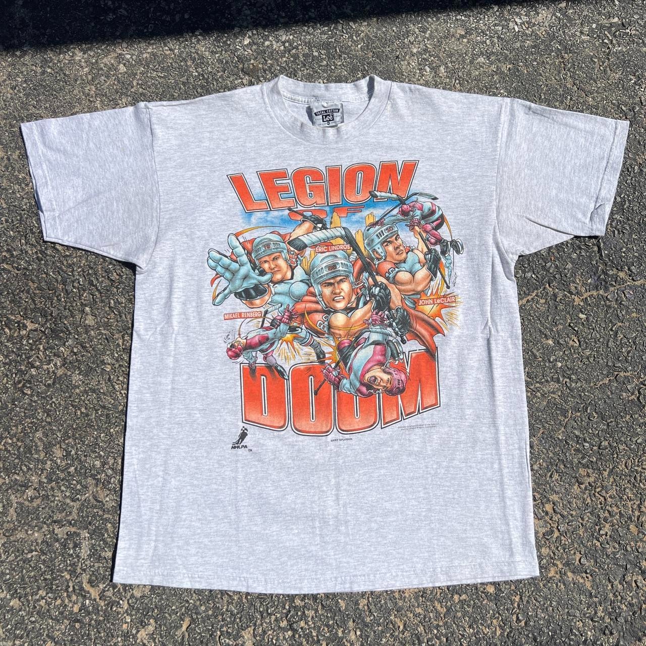 Philadelphia Flyers Legion of Doom Renberg Lindros LeClair shirt  AN71458