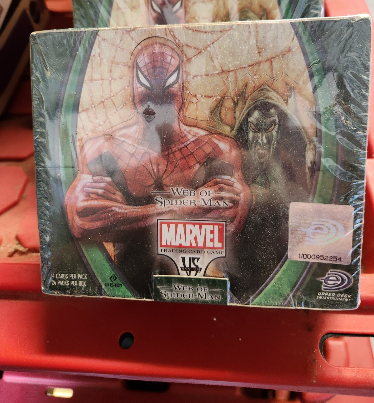 Marvel VS Web of SPIDER-MAN CCG Trading  Cards Sealed WAX Box 1st Ed. 