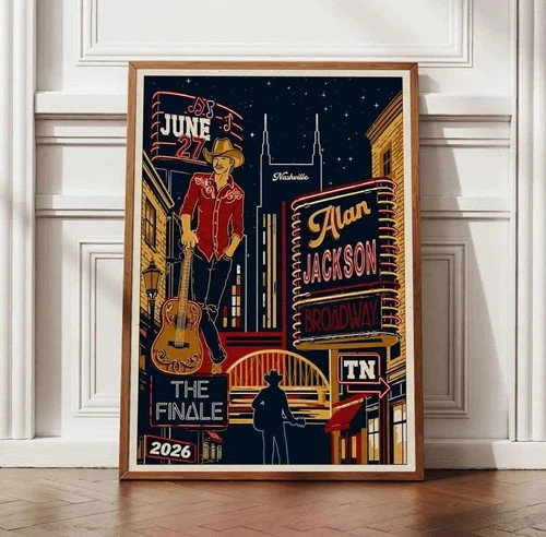 Alan Jackson Nashville Broadway June 27 2026 Finale Poster