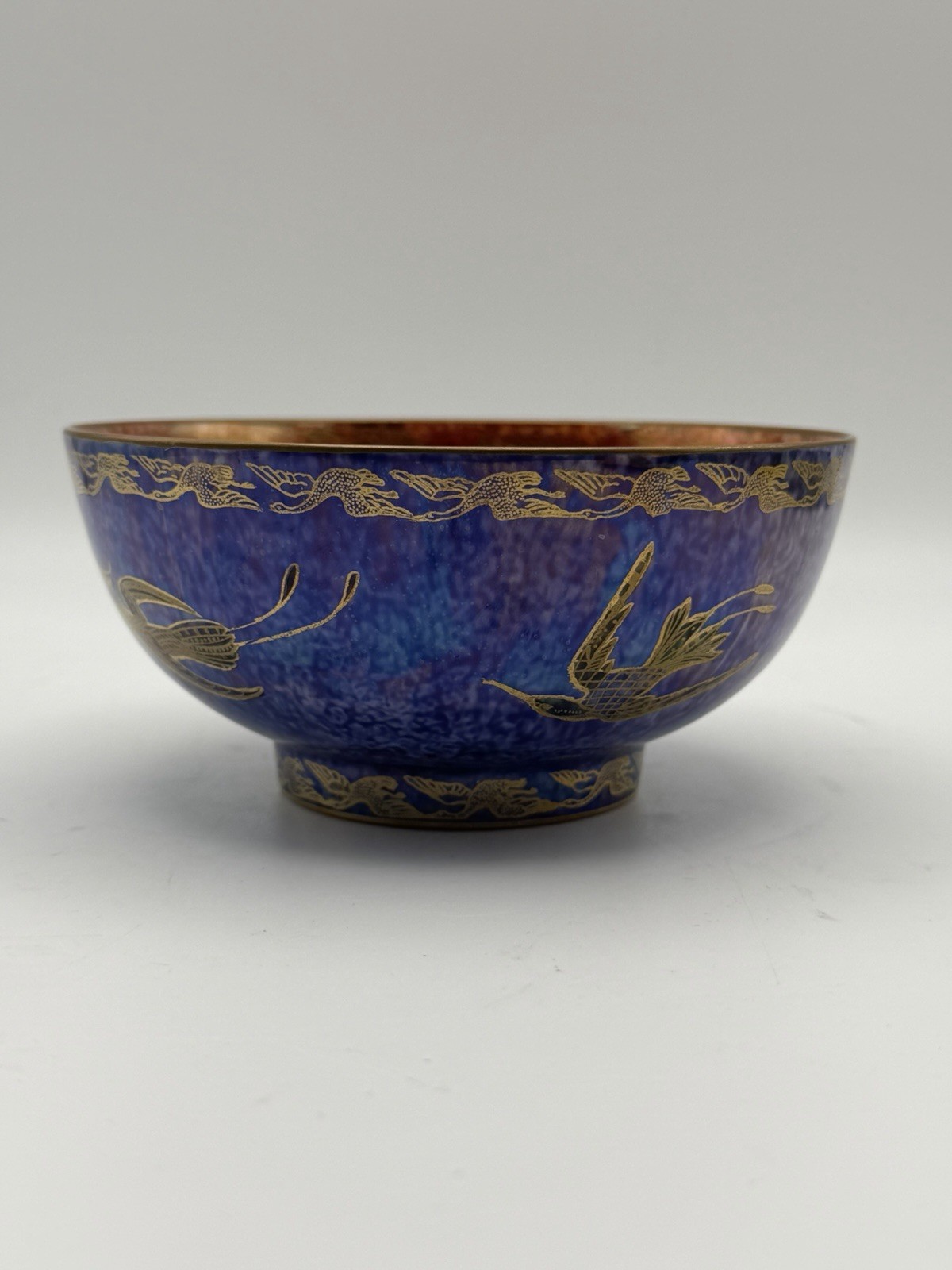 Wedgwood Fairyland Lustre Flying Humming Birds Bowl Z5294 Daisy Makeig-Jones