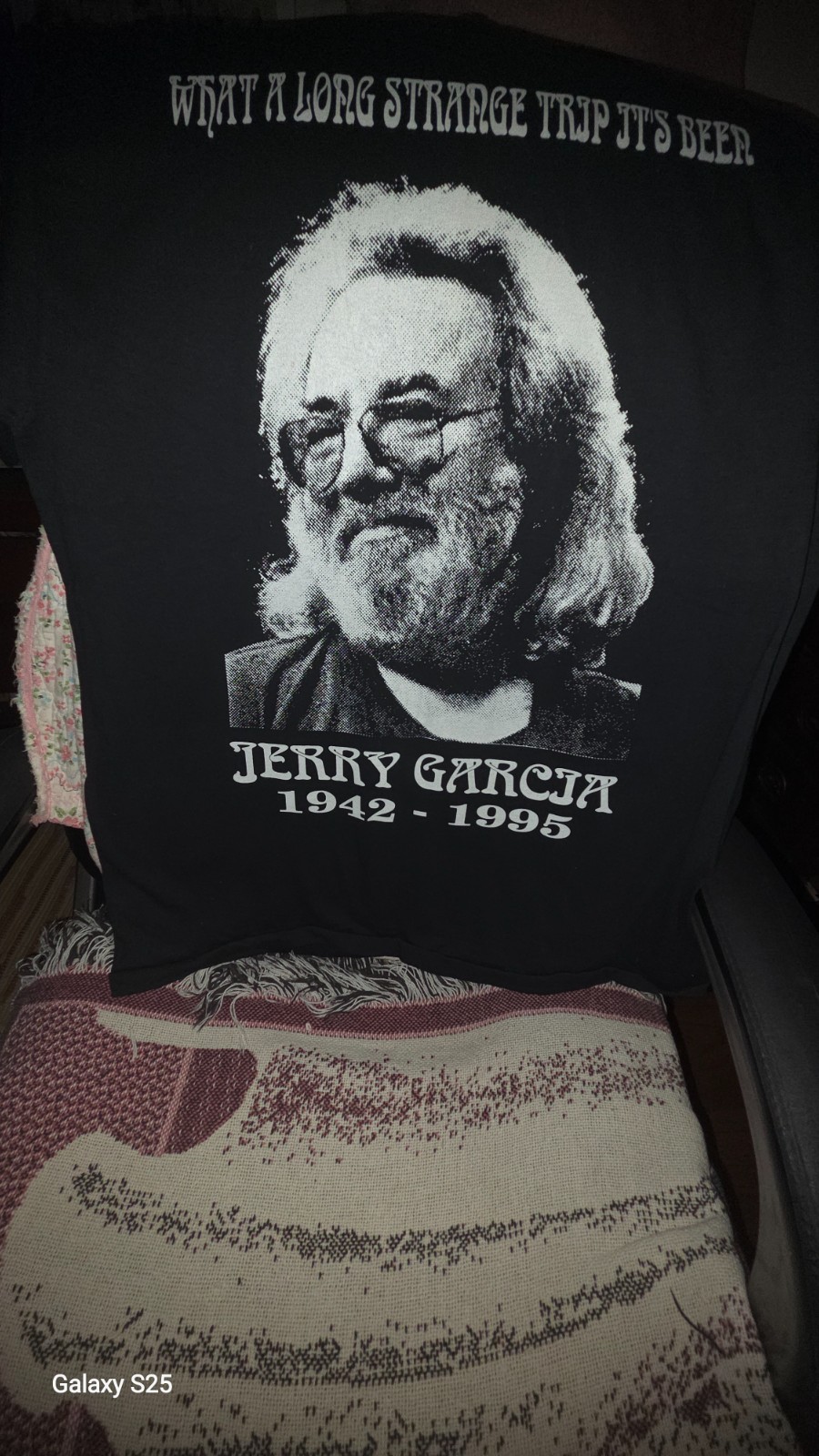 Vintage late 90\'s Jerry Garcia What a long strange trip its been Delta...