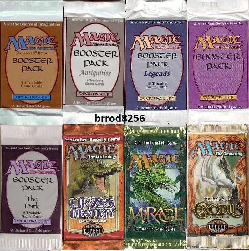 Magic The Gathering Tcg Booster Packs Only 400 Packs Total Revised Antiquities