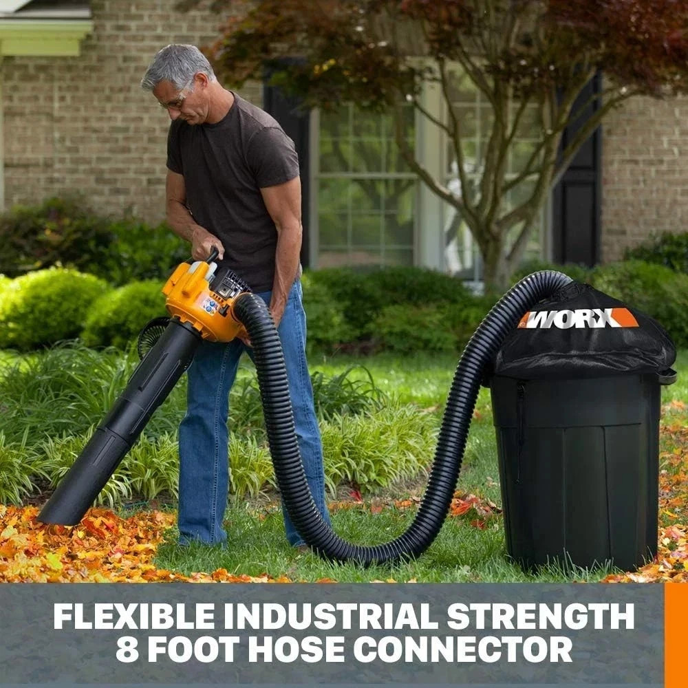 3 In 1 Blower Mulcher Vacuum With Leaf Pro Collection System Vac Collector Worx