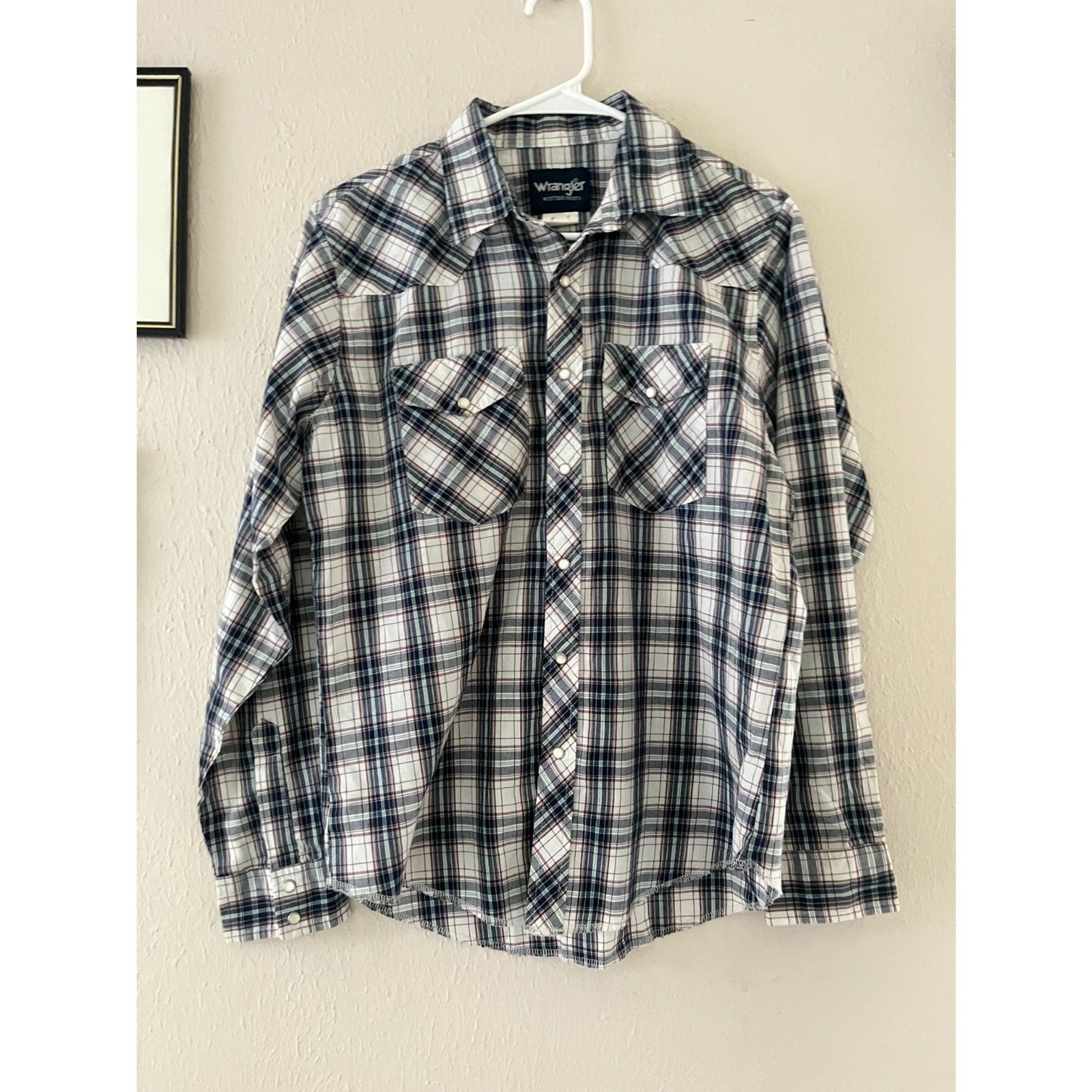 Men\'s Western Shirt, Snap button down, XXL, cotton blend lightweight Men\'s Western Shirt, Snap button down, XXL, cotton blend lightweight