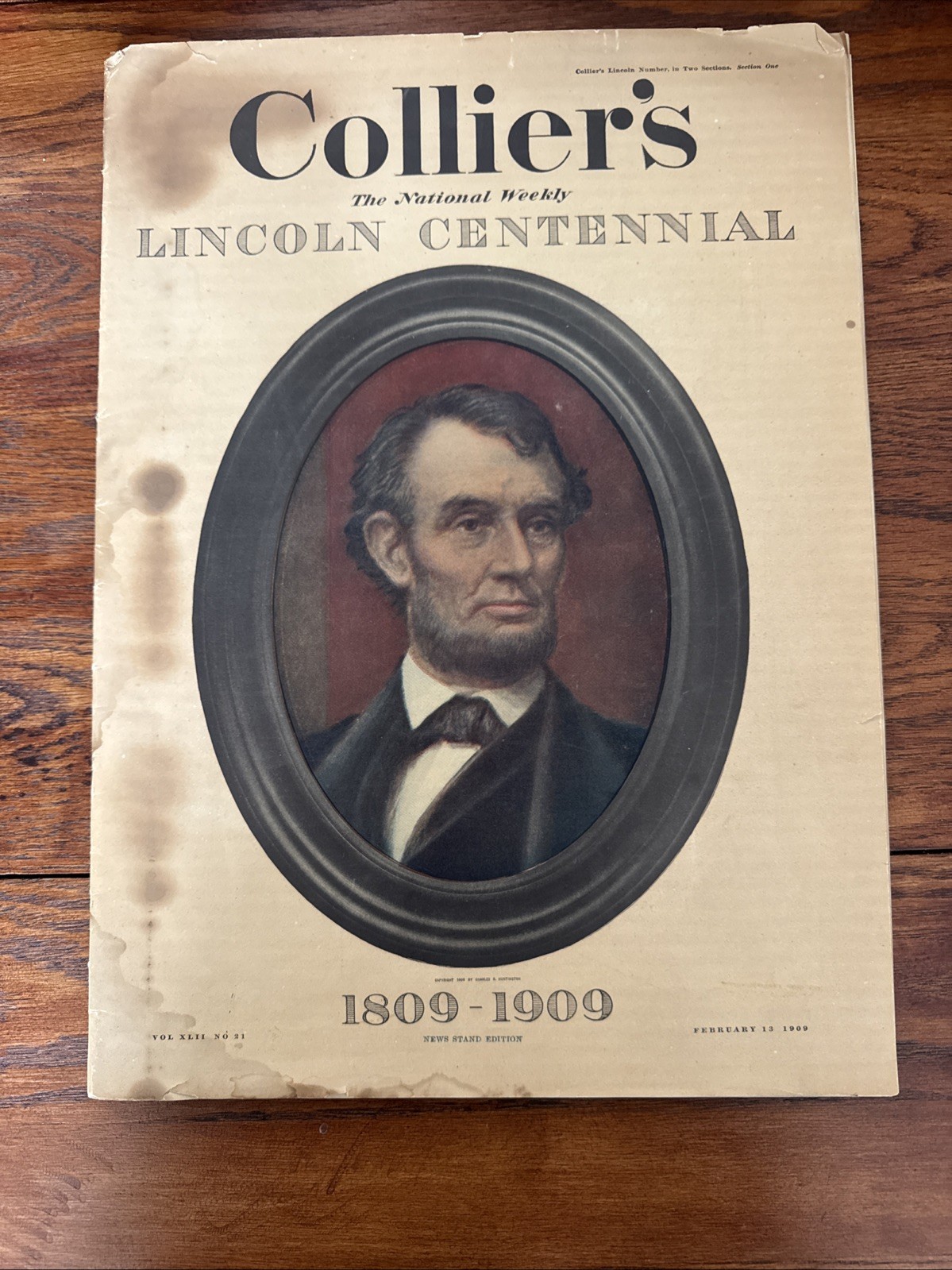 Colliers Lincoln Centennial Feb. 13 1909 With Insert