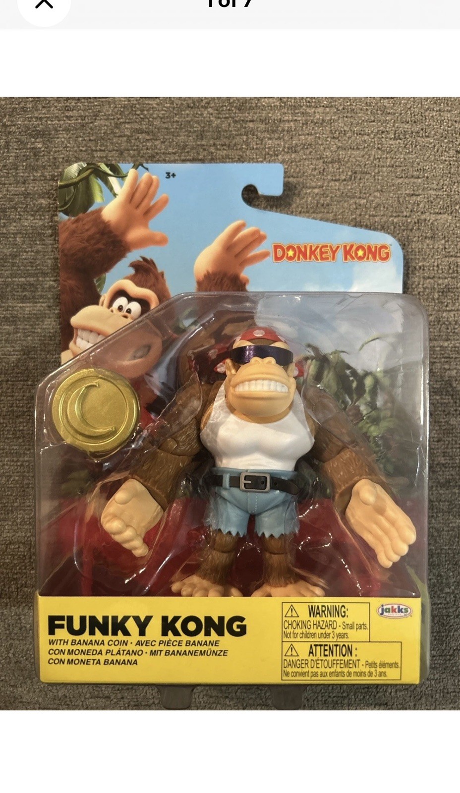 Funky Kong (Donkey Kong) 4” Jakks Pacific Figure Funky Kong (Donkey Kong) 4” Jakks Pacific Figure