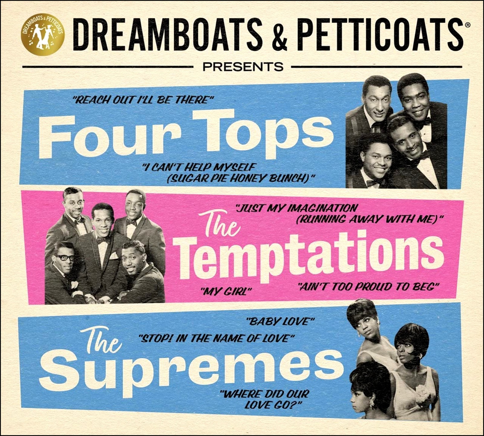 MOTOWN * 79 Greatest Hits of The Temptations, 4 Tops, & Supremes * NEW 3-CD Set
