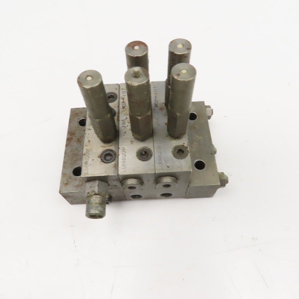 Lubriquip MSP-40T MSP-30S Modular Lubrication Divider Valve Assembly