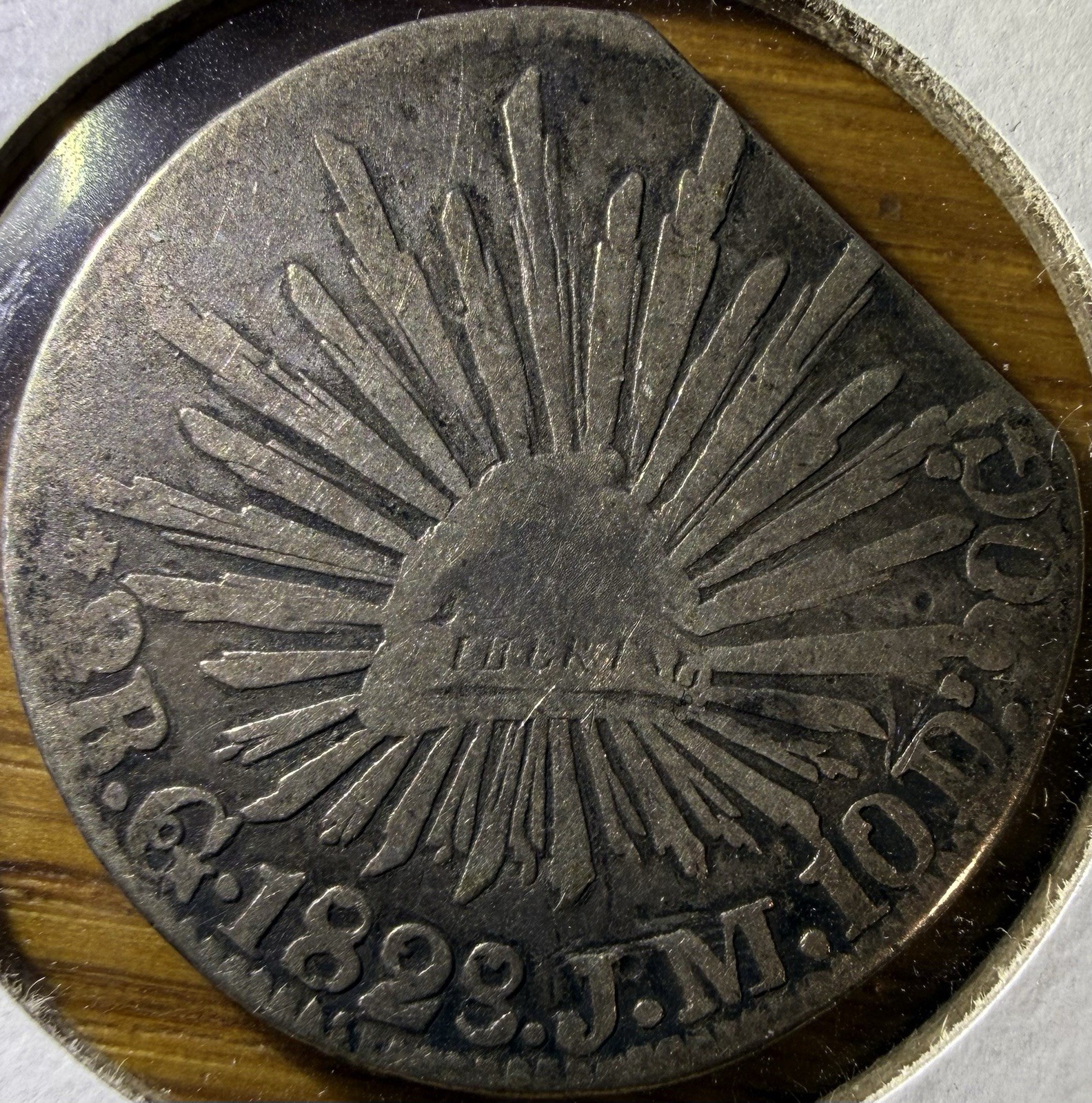 1828 Go JM Mexico 2 Reales Silver Coin 1828 Go JM Mexico 2 Reales Silver Coin
