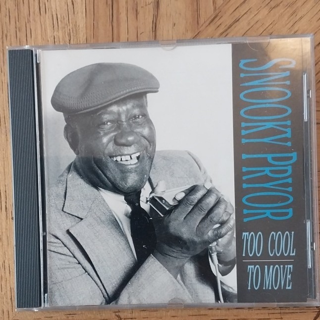 Snooky Pryor Too Cool to Move CD Antone's Records 1992 Harmonica Blues ANT 0017