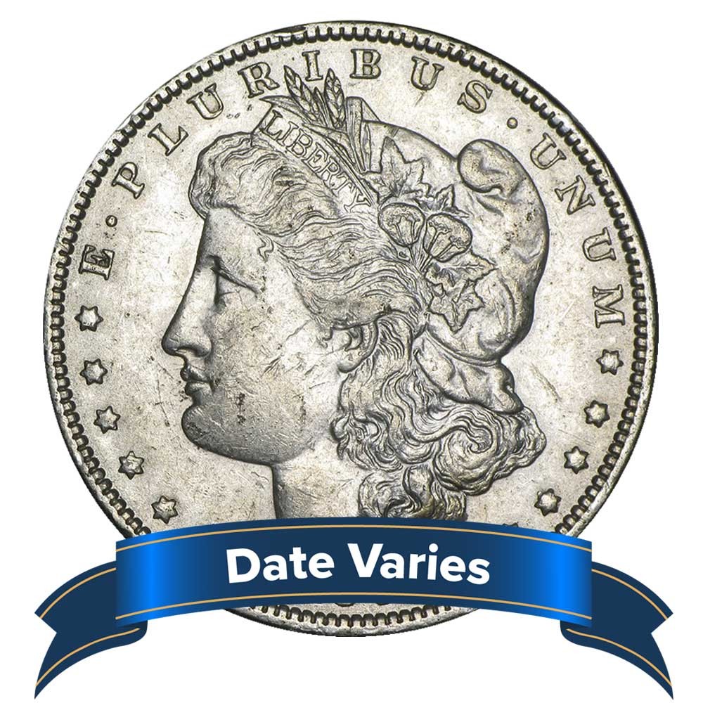 1878 - 1904 $1 Morgan Silver Dollar Extra Fine XF 1878 - 1904 $1 Morgan Silver Dollar Extra Fine XF