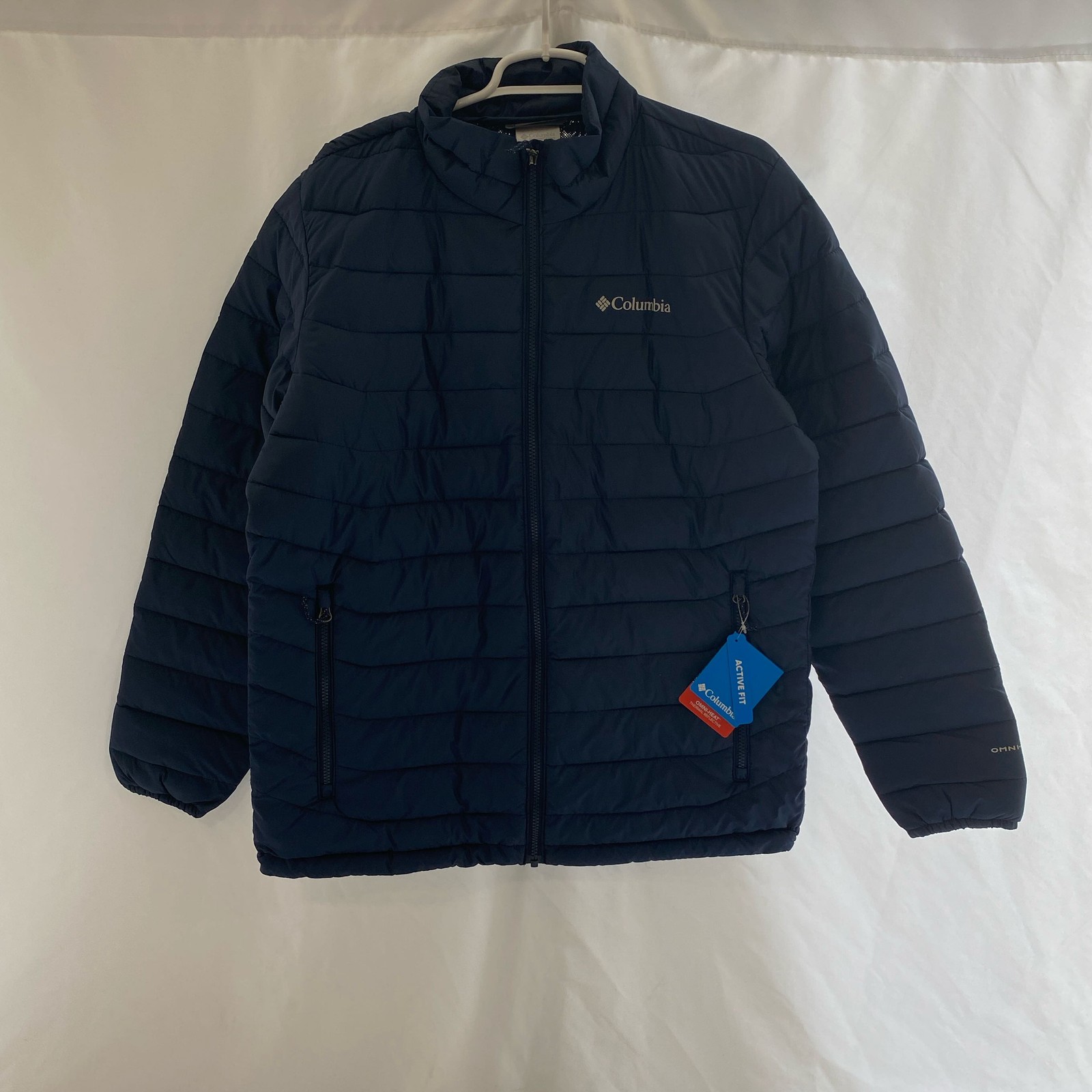 Columbia Powder Lite II Puffer Jacket Men’s M Collegiate Navy