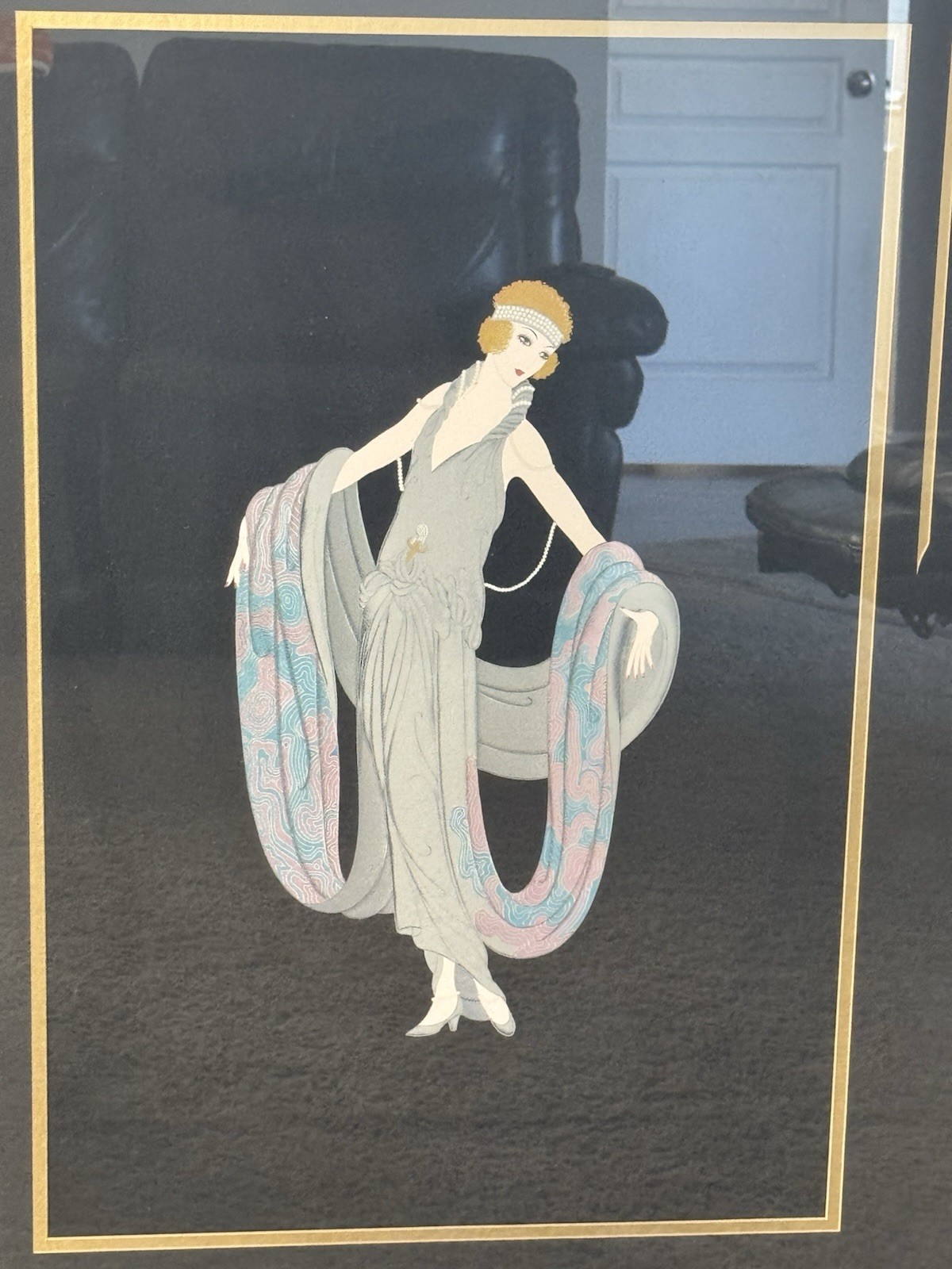 Erté “Gala” – Limited Edition Framed Serigraph – 1987 - Mint Condition