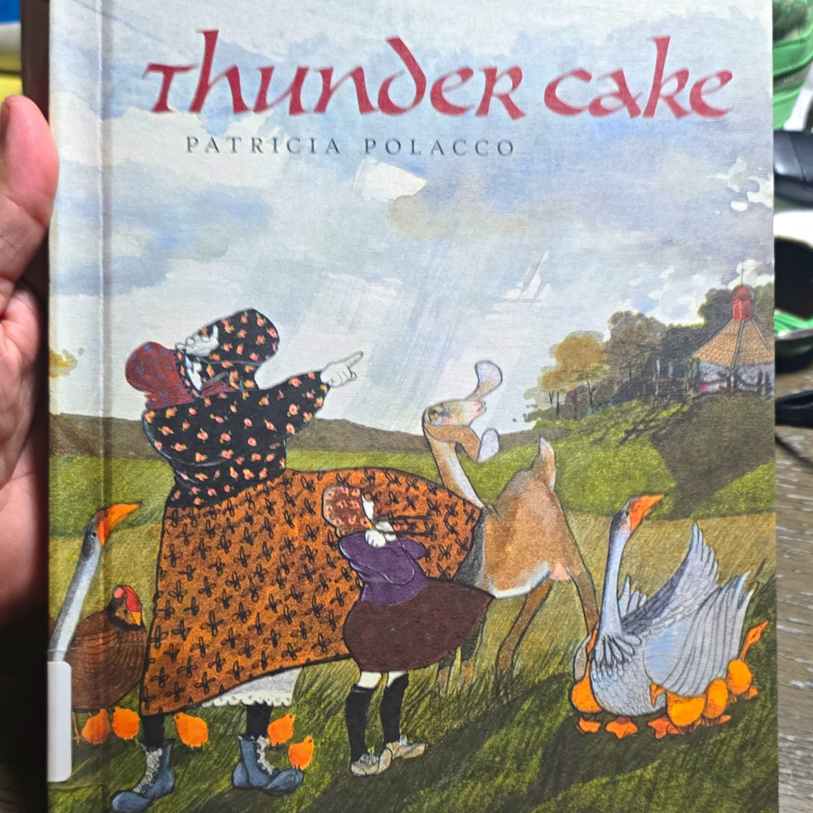 Thunder Cake by Patricia Polacco Hardcover Picture Book Illus 1990 Thunder Cake by Patricia Polacco Hardcover Picture Book Illus 1990