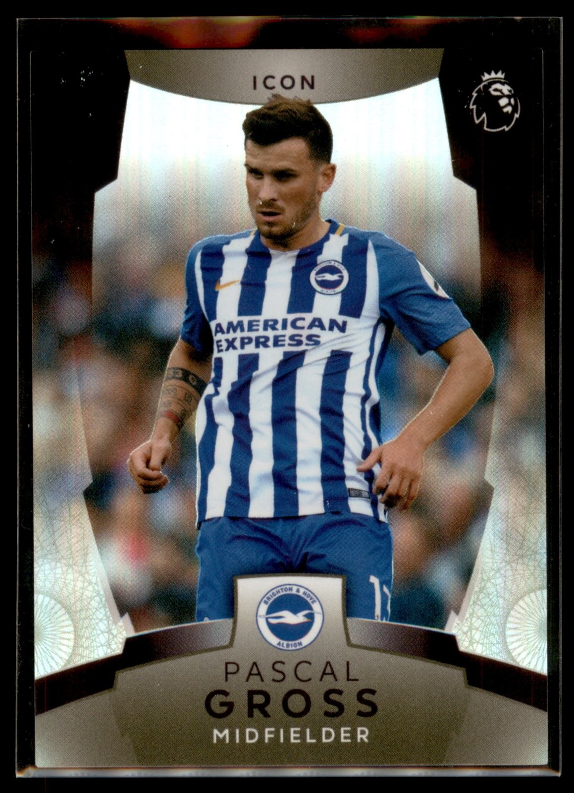 2017-18 Topps Premier League Platinum Icon #163 Pascal Gross - Brighton SP