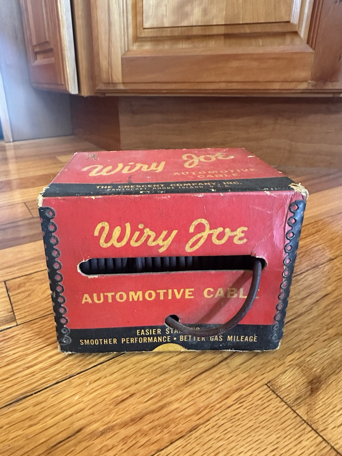 Vintage Wiry Joe 14 Gauge Cloth Covered Hot Rod Primary Wire