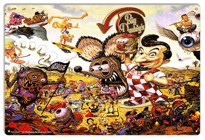 RAT FINK BIG DADDY ROTH HOT ROD KUSTOM KULTURE ART 18\