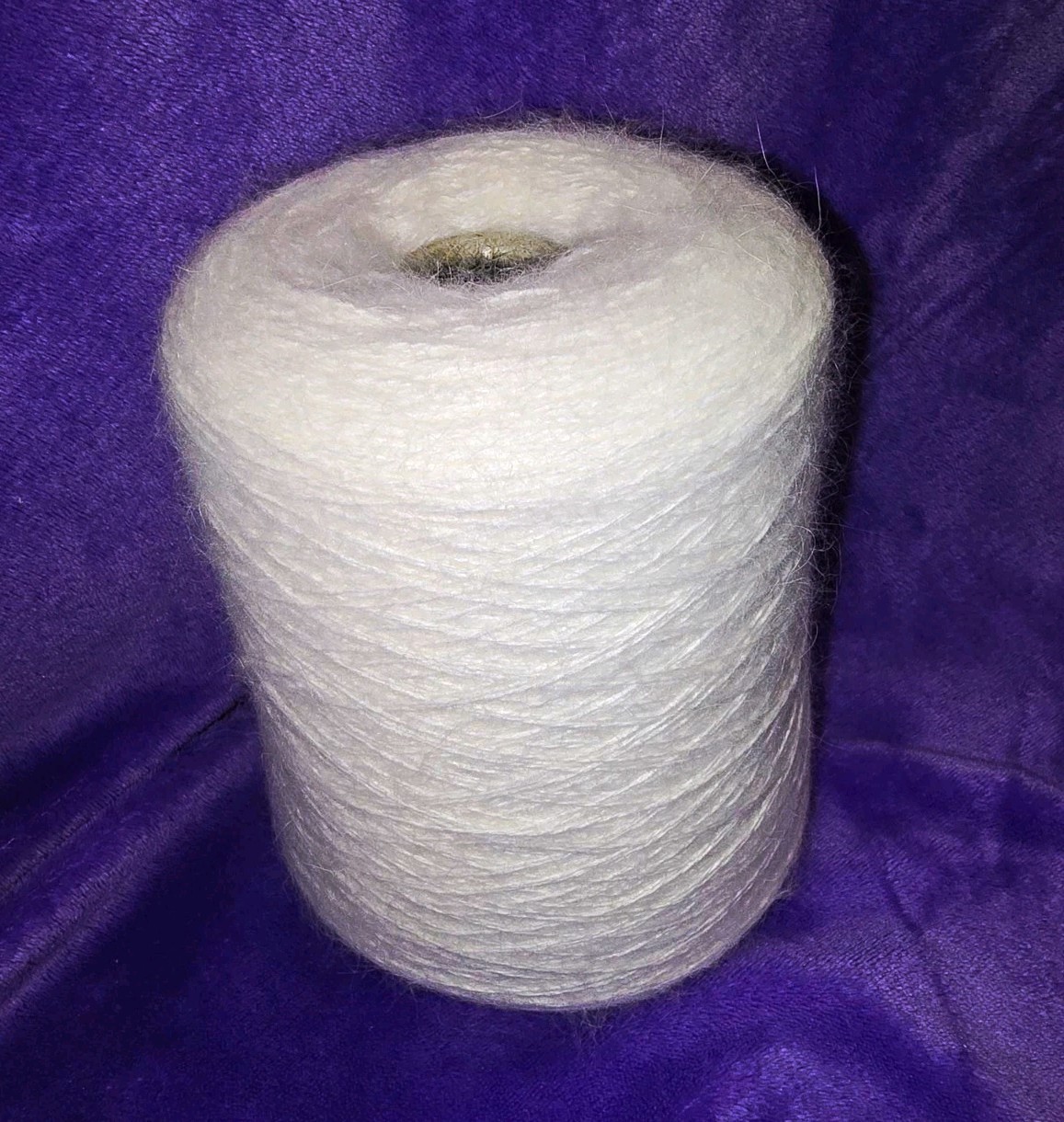 1.2 Lb Italian Filpucci Cone Yarn. Angora Rabbit. Long Hair. 70/10/20 1.2 Lb Italian Filpucci Cone Yarn. Angora Rabbit. Long Hair. 70/10/20