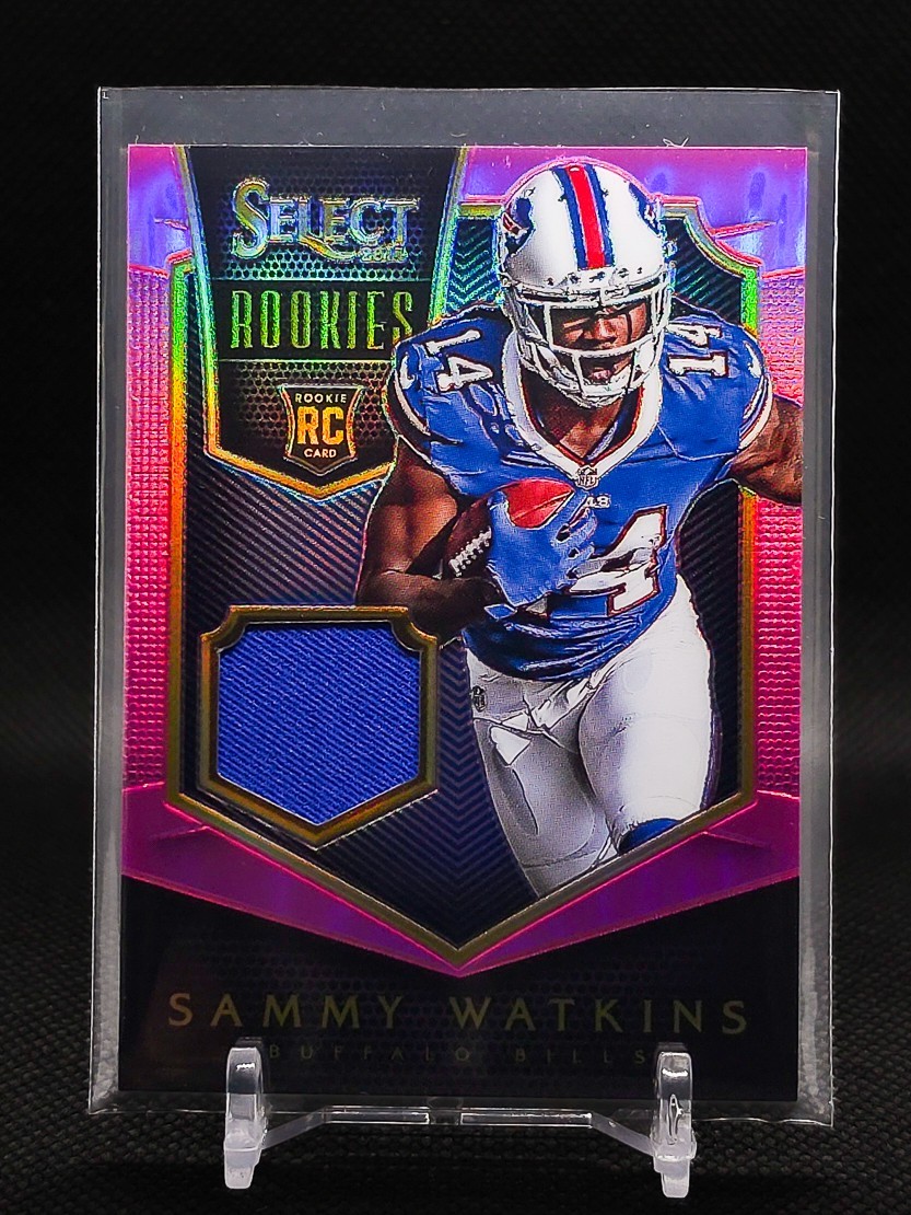 2014 Panini Select Rookies Fuchsia Pink Prizm Sammy Watkins SP 076/199 Jersey