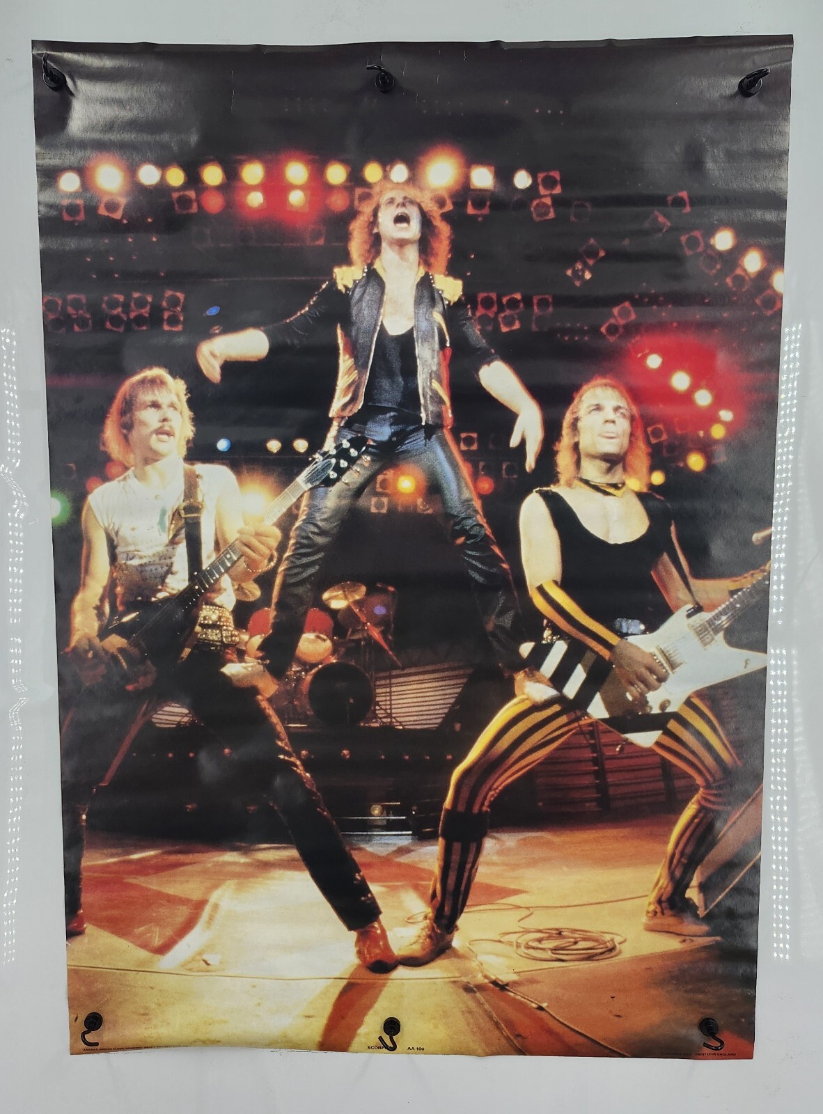 SCORPIONS Band Poster 1984 ANABAS AA 160 24.25x34.5\