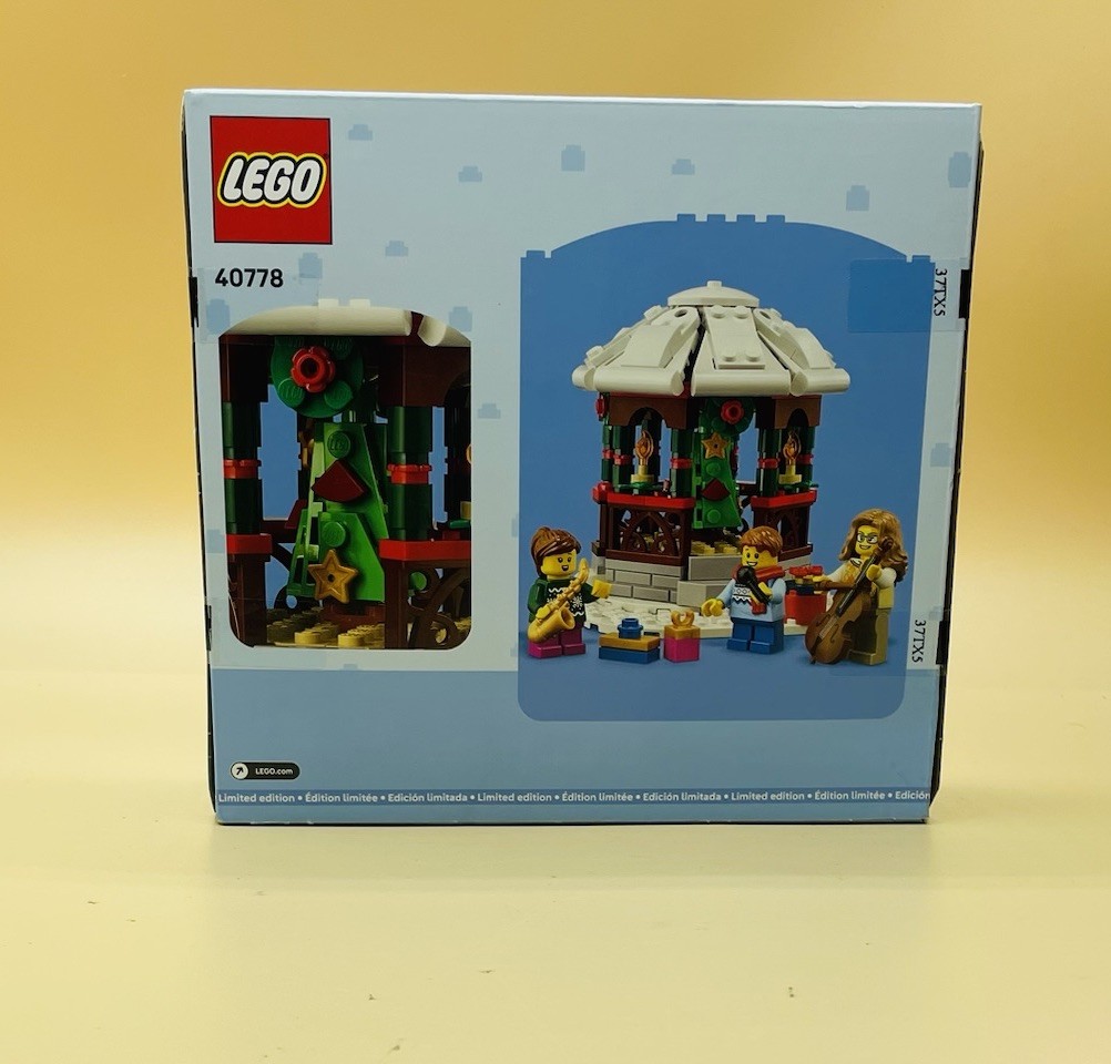 40778 Winter Gazebo Limited Edition Lego Set New Factory Sealed Music Band Xmas 40778 Winter Gazebo Limited Edition Lego Set New Factory Sealed Music Band Xmas