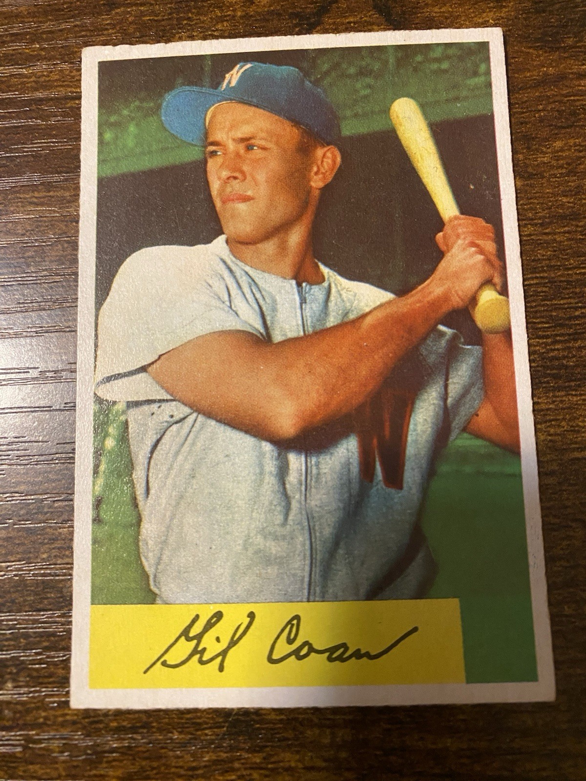 1954 Bowman #40 - Gil Coan - Washington Senators - Very Good