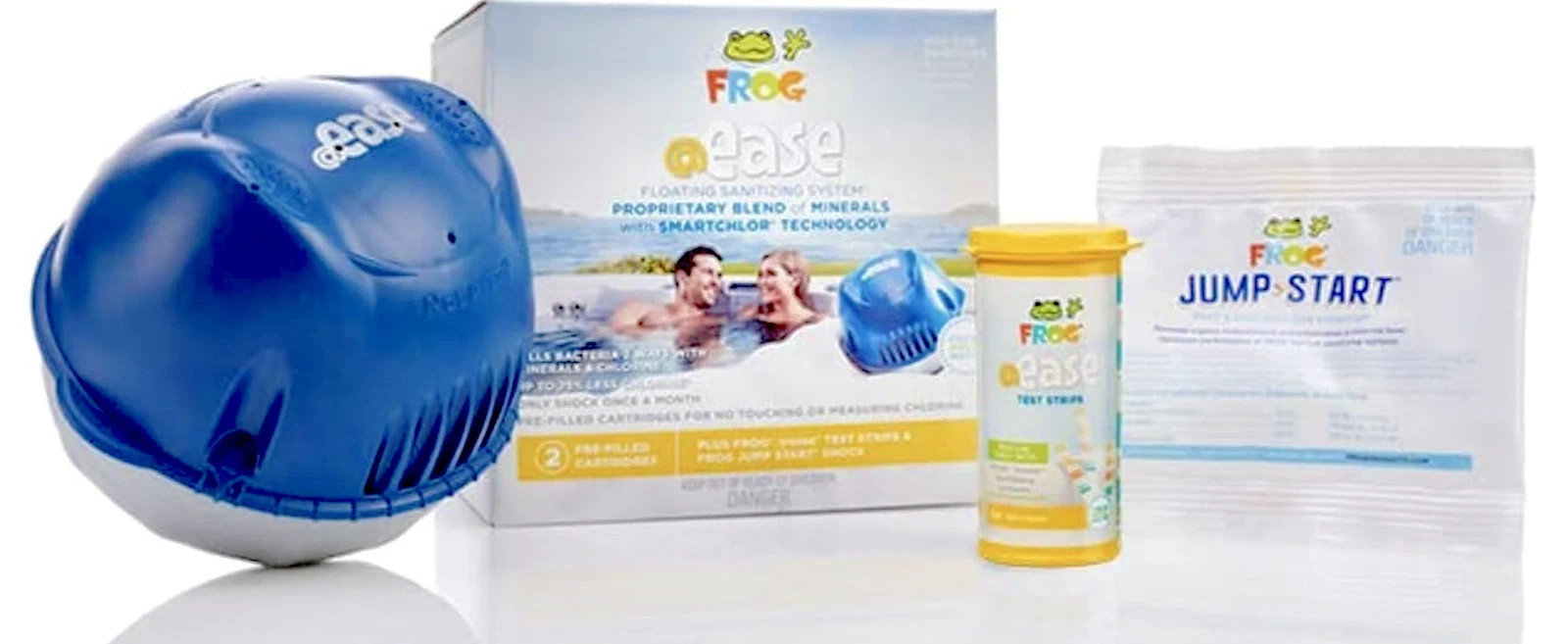 FROG @Ease Floating Sanitizing Chemical System for Hot Tubs and Swim Spas FROG @Ease Floating Sanitizing Chemical System for Hot Tubs and Swim Spas