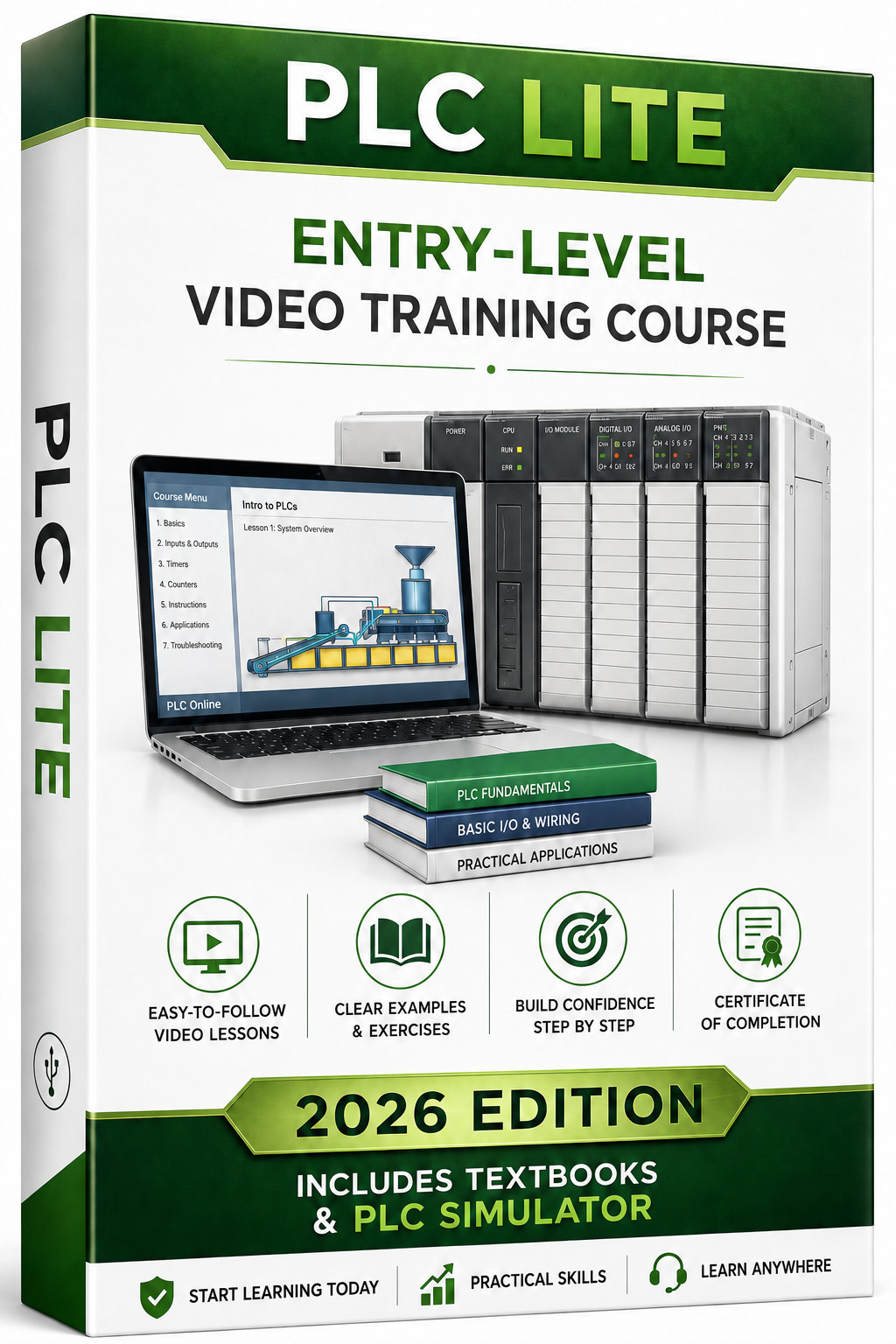 PLC TRAINING LITE COURSE | Beginner Video Training | 2026 EDITION | LINK