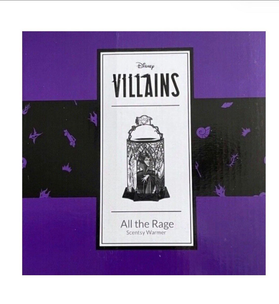 Scentsy♡Disney VILLAINS♡Wax Warmer♡All The Rage♡Brand new 