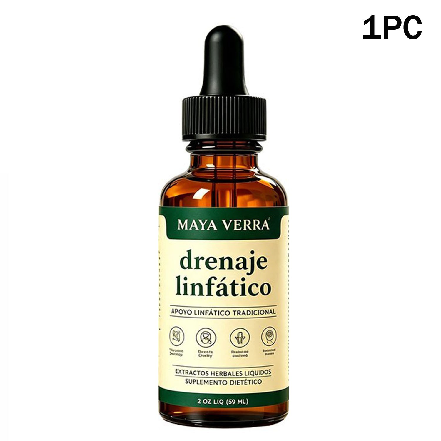 1/2PCS Mayaverra Drenaje Linfático Drops, natural herbal formula, gluten-free🔥