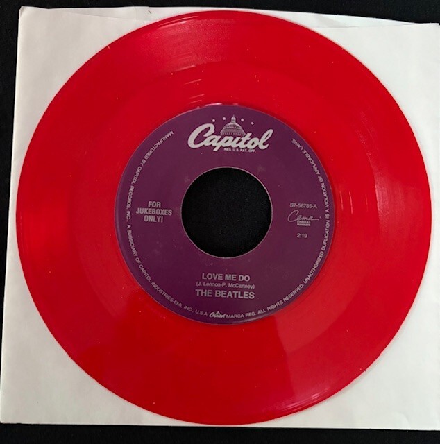 BEATLES-LOVE ME DO-RARE 1993 RED VINYL-MISS-PRESS BEATLES-LOVE ME DO-RARE 1993 RED VINYL-MISS-PRESS