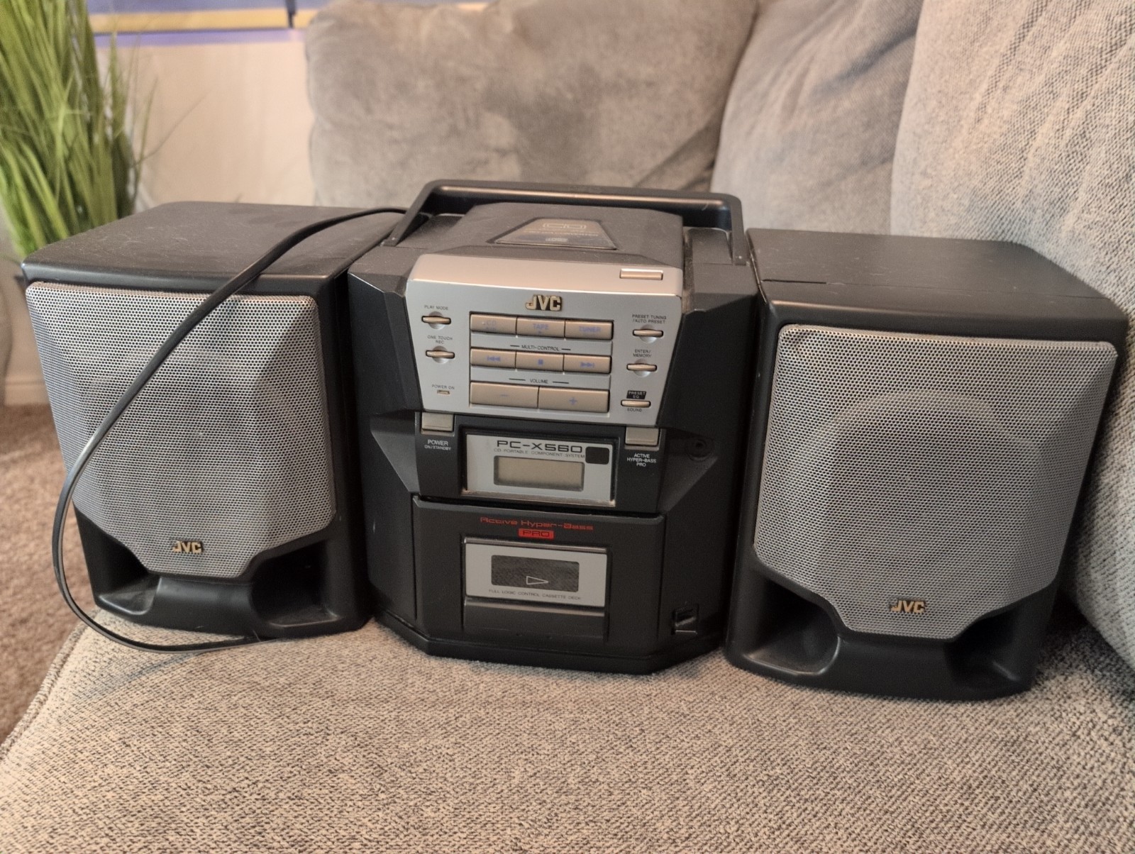 JVC PC-X560BK CD/cassette Portable Component System Tested