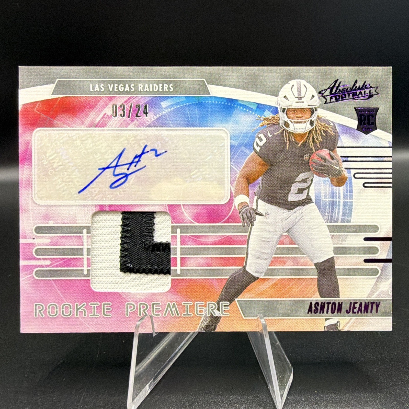 2025 Panini Absolute - RPA /24 Rookie Premiere Ashton Jeanty #RPM-AJY  🔥