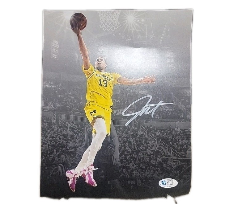 Jett Howard Autograph Signed Michigan Wolverine 8x10 Photo - Authenticated & COA