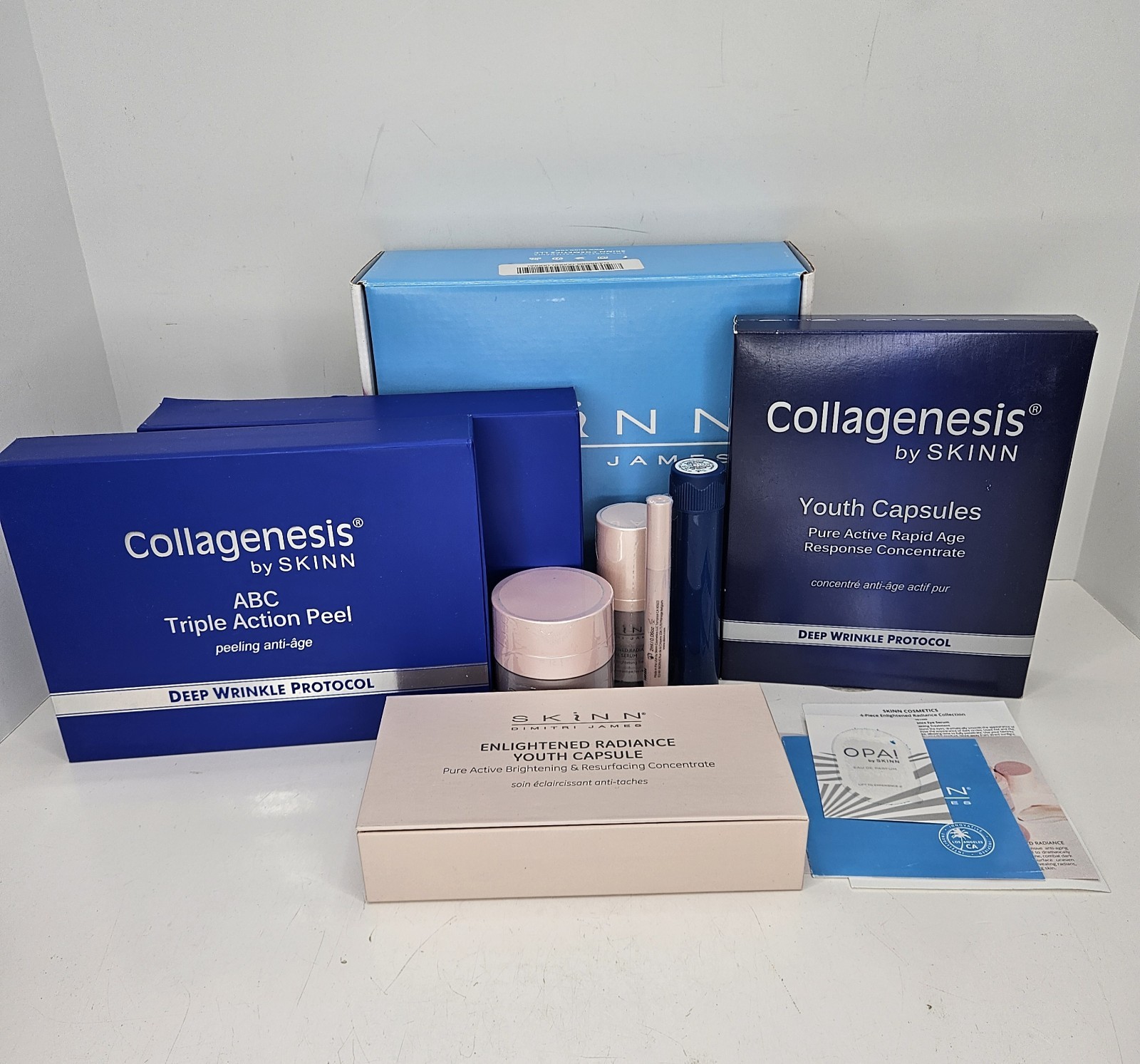 Lot Of SKINN Dimitri James Products Anti Aging Collagenesis Deep Wrinkle Product