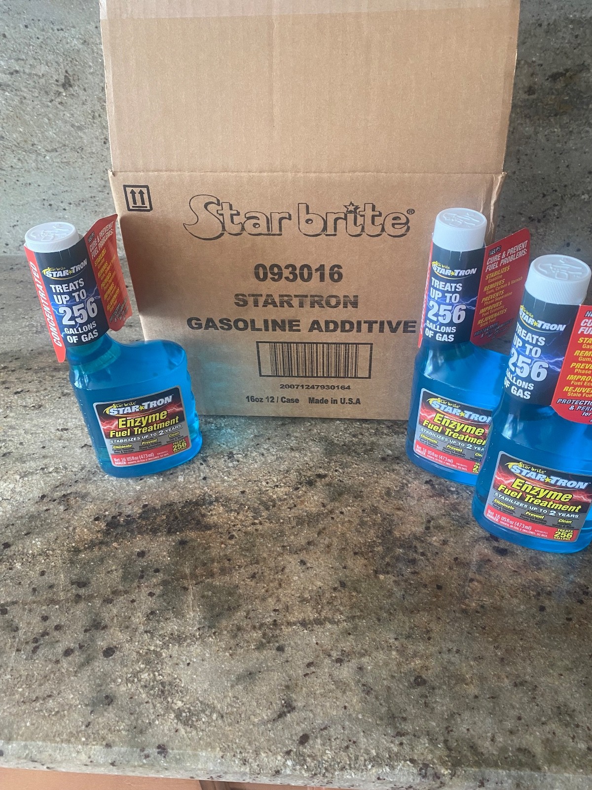 StarBrite StarTron Enzyme Fuel Treatment Gas Formula 16 oz 3 Pack Treats 768 gal