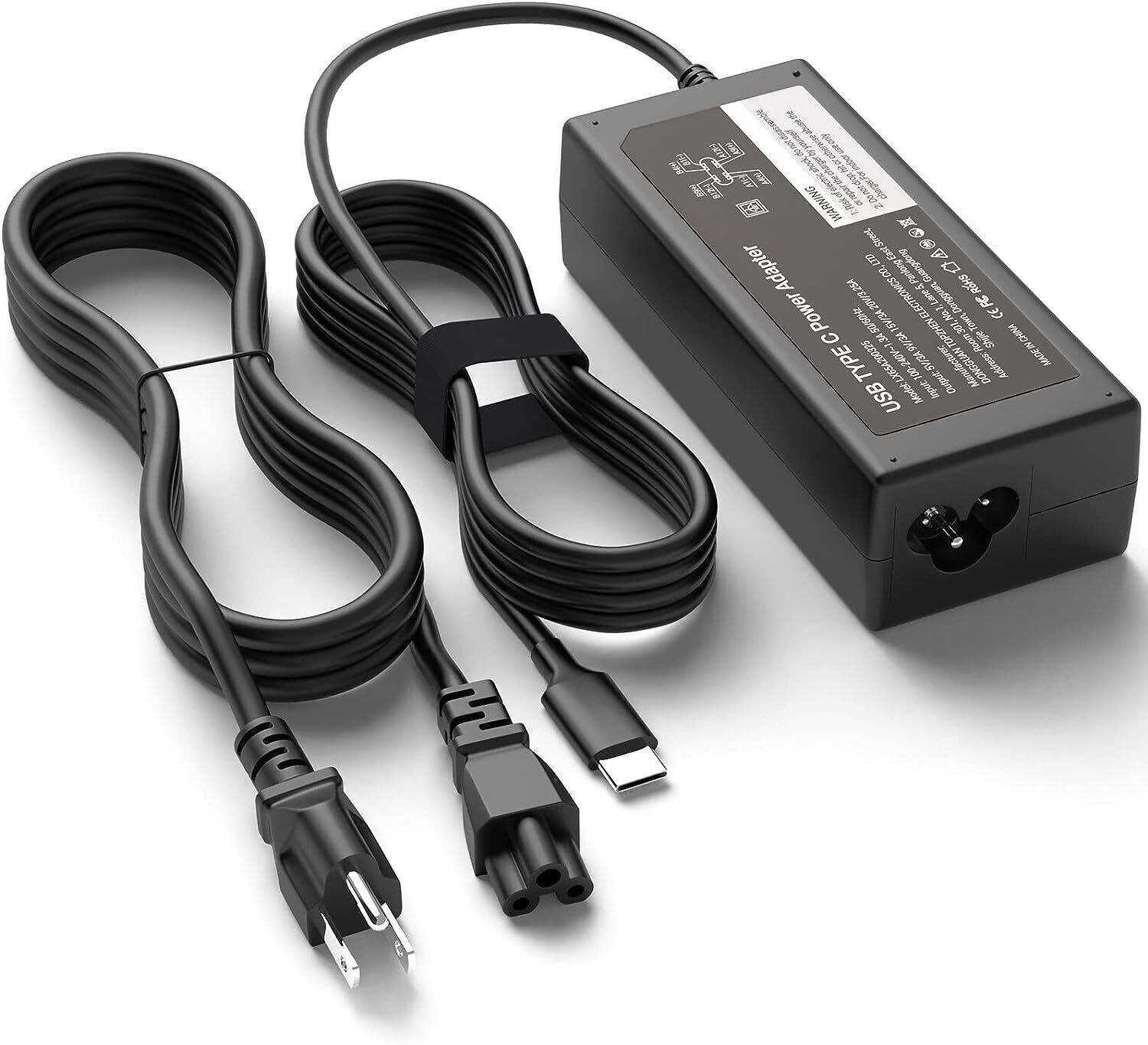 AC Adapter For Acer Chromebook 315 CB315-3H-C2C3 CB315-3H-C4QE 45W USB-C Charger