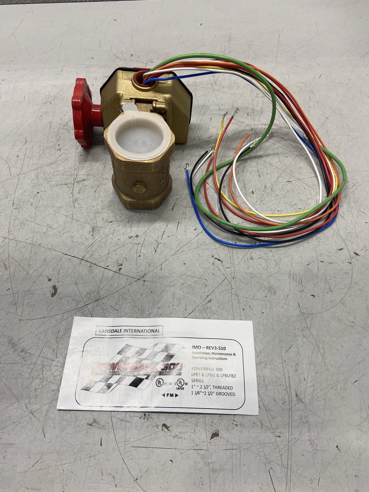 Lansdale Powerball Valve w/Tamper Switch | 1-1/2 in. 300 PSI 700-350-00060